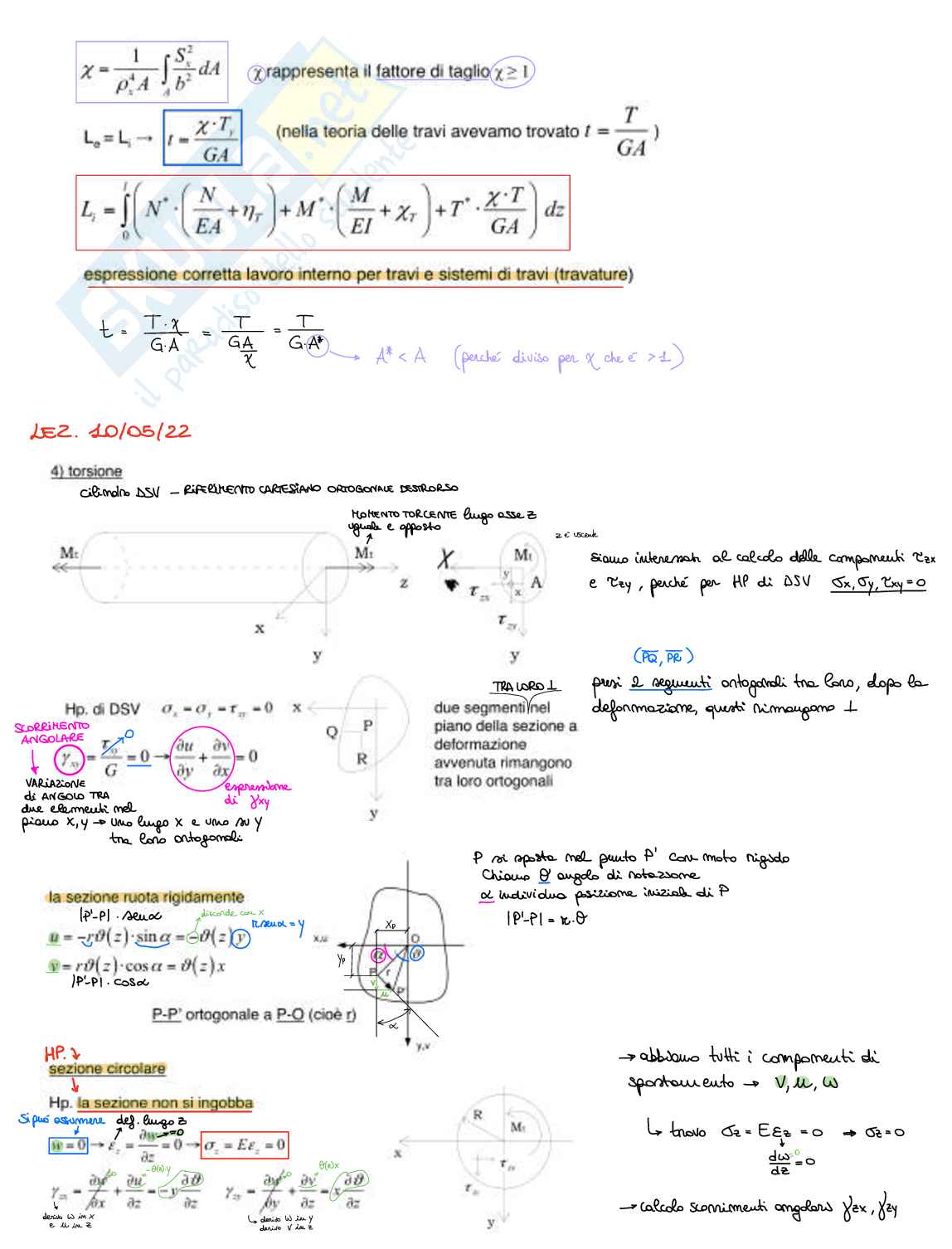 Seconda parte - Slide integrate con appunti, Scienza delle costruzioni  Pag. 16