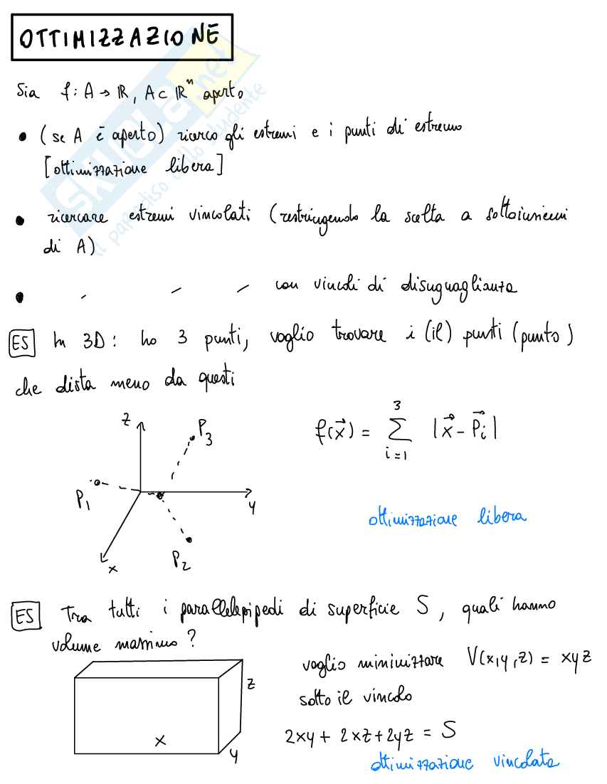 Ottimizzazione Pag. 1