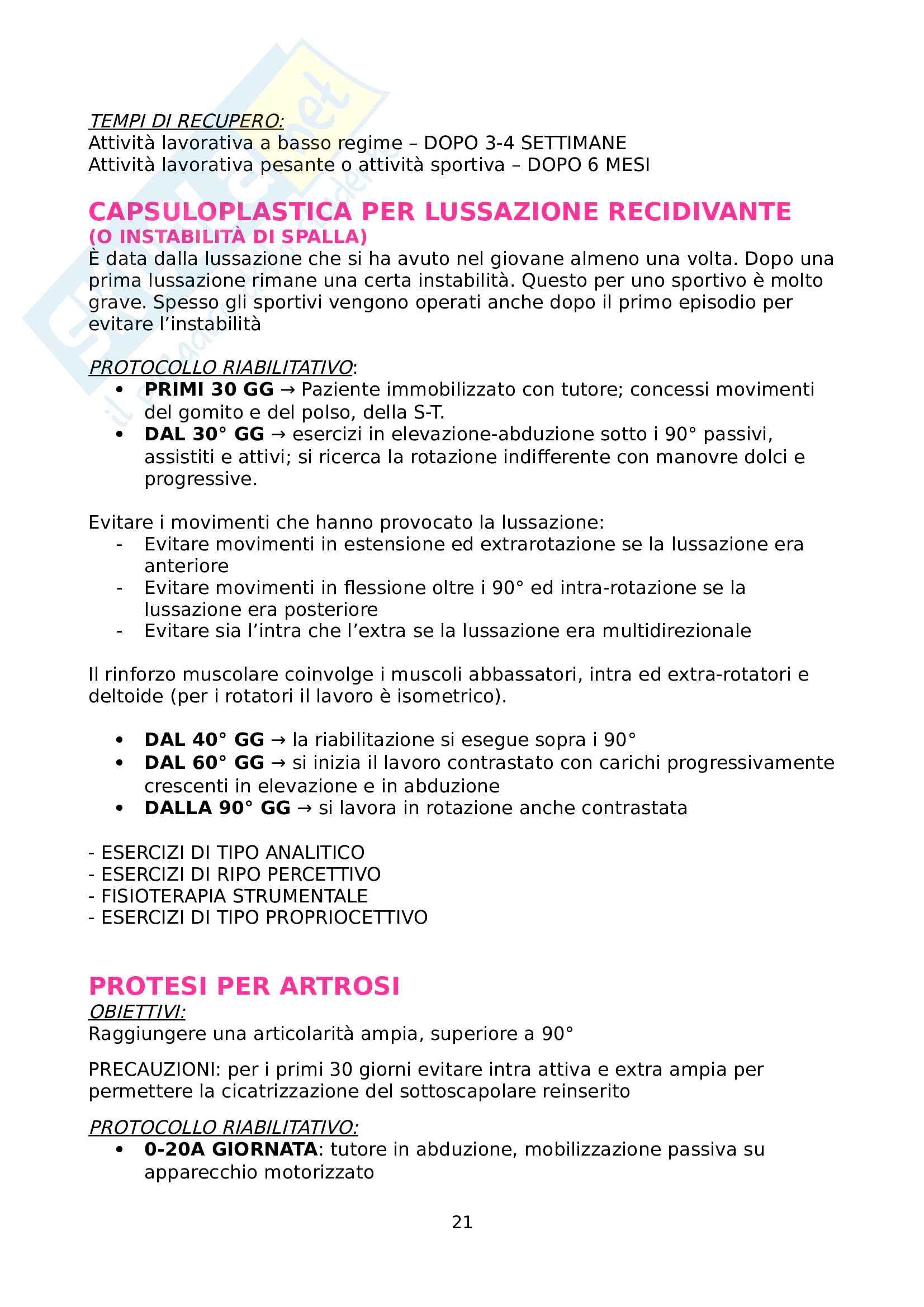Appunti Medicina fisica e riabilitativa Pag. 21