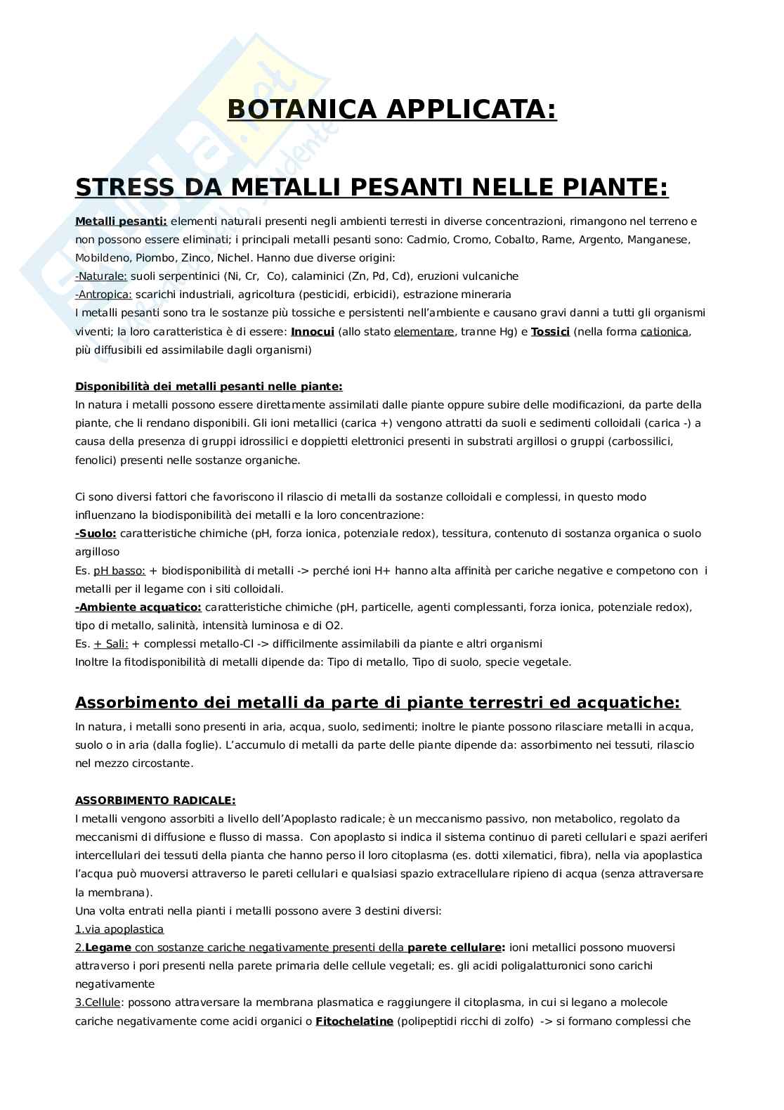 Botanica applicata Pag. 1