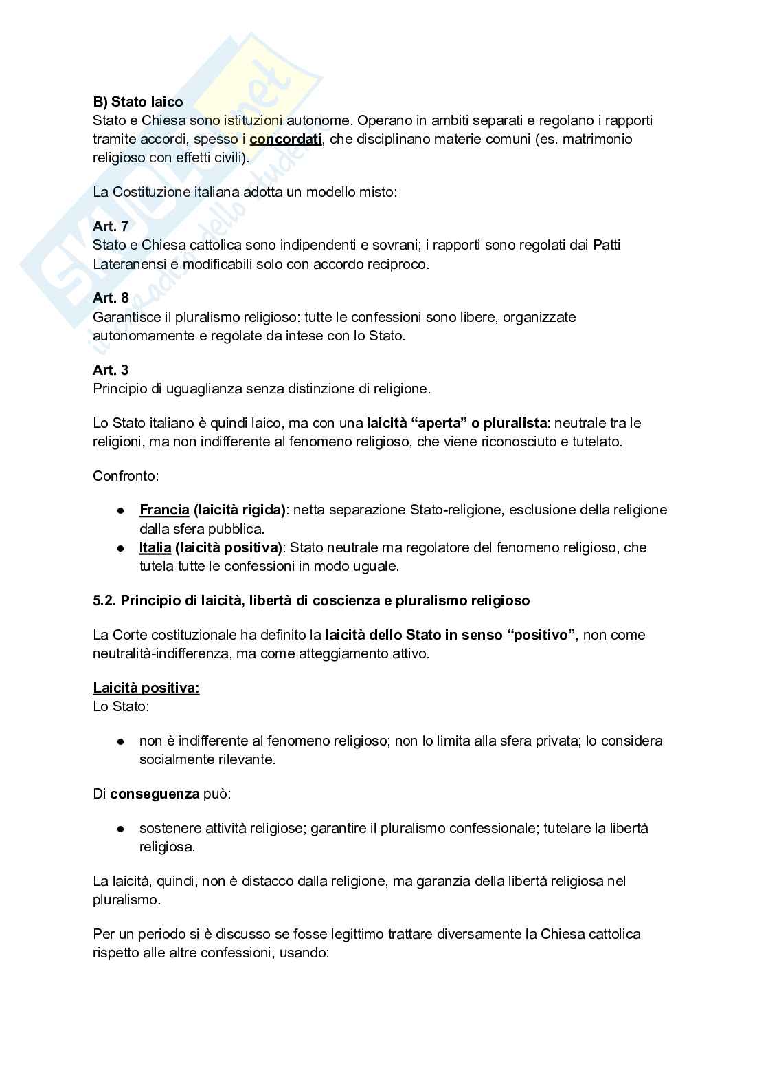 Riassunto esame Diritto Costituzionale, Prof. Faina Giorgio, libro consigliato Diritto costituzionale - Ultima edizione, Bin, Pitruzzella Pag. 31