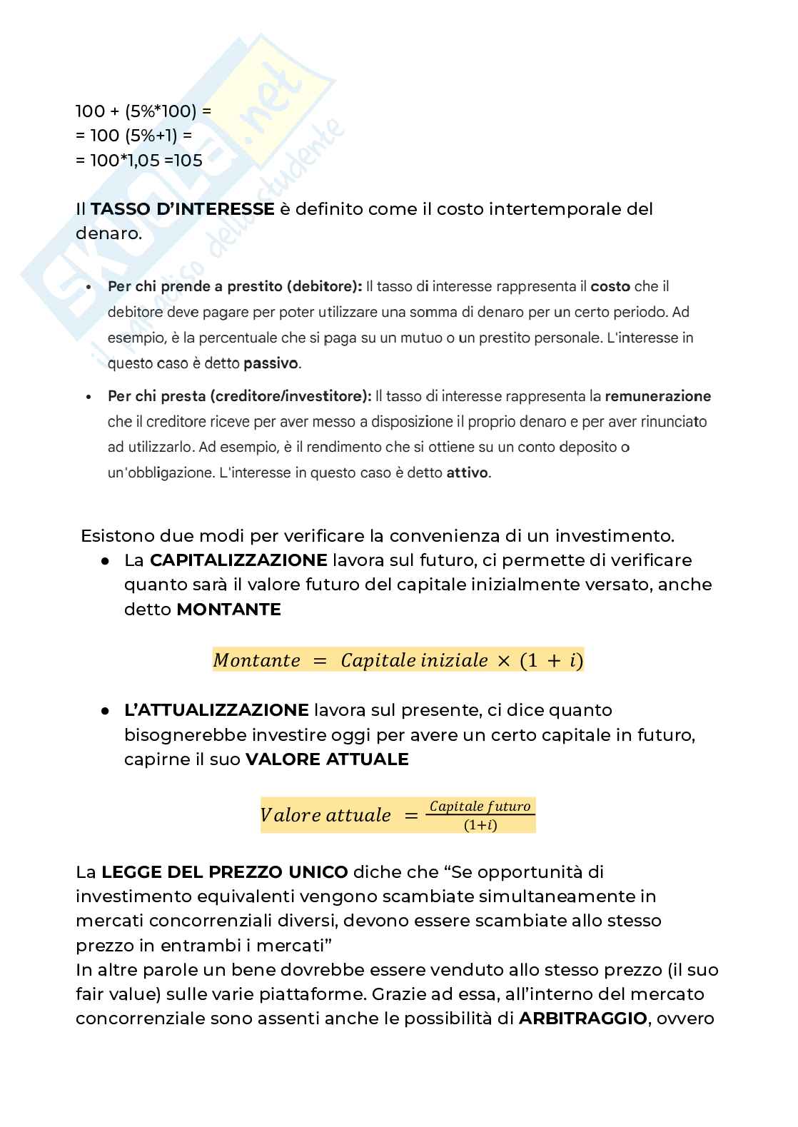 Finanza aziendale - Appunti completi (2025-2026) Pag. 2