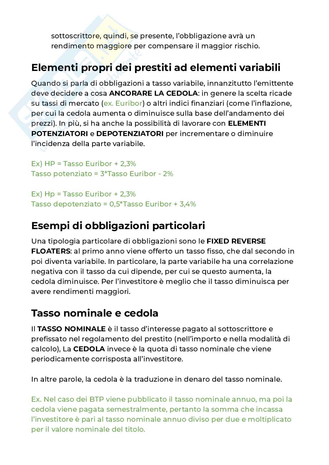 Finanza aziendale - Appunti completi (2025-2026) Pag. 26