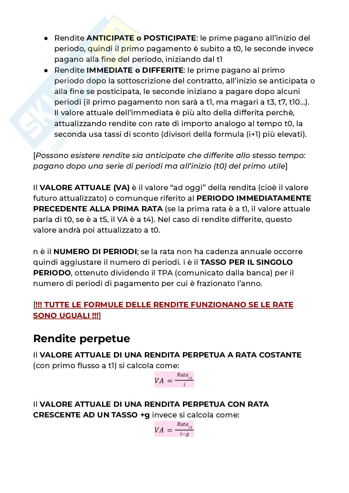 Finanza aziendale - Appunti completi (2025-2026) Pag. 6