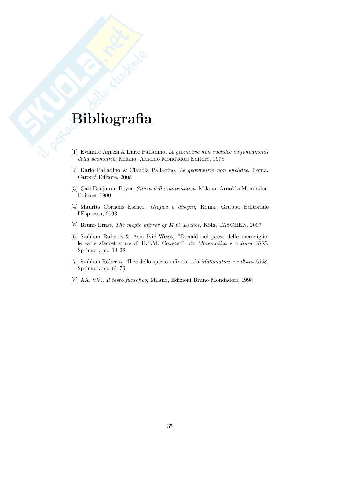 La scoperta delle geometrie non euclidee Pag. 36