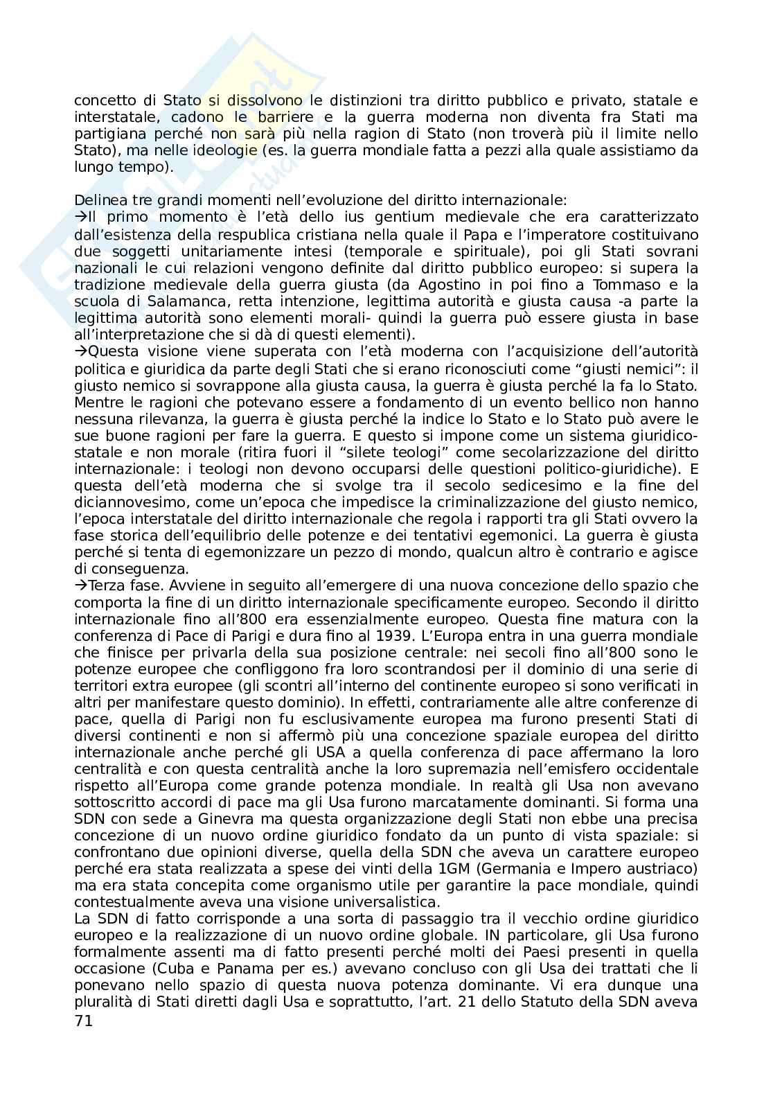 Storia del Diritto Internazionale Pag. 71