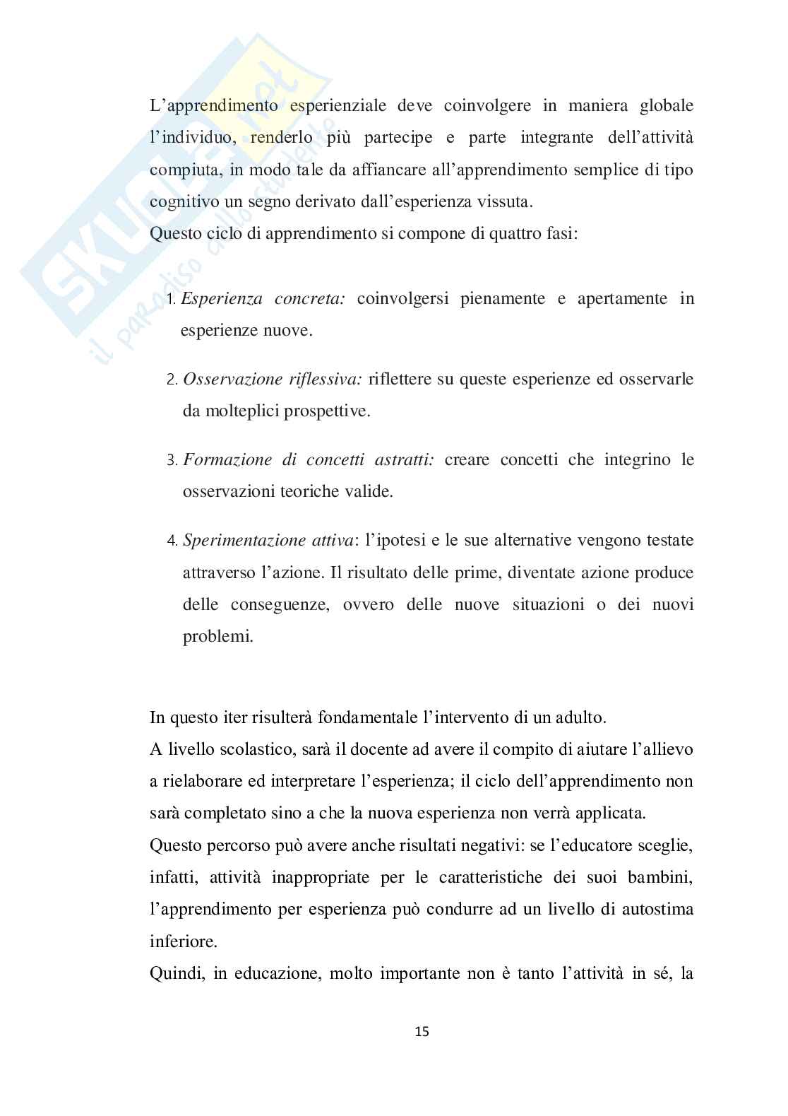 Cura educativa e gioco spontaneo: tempo perso o necessità? Pag. 16