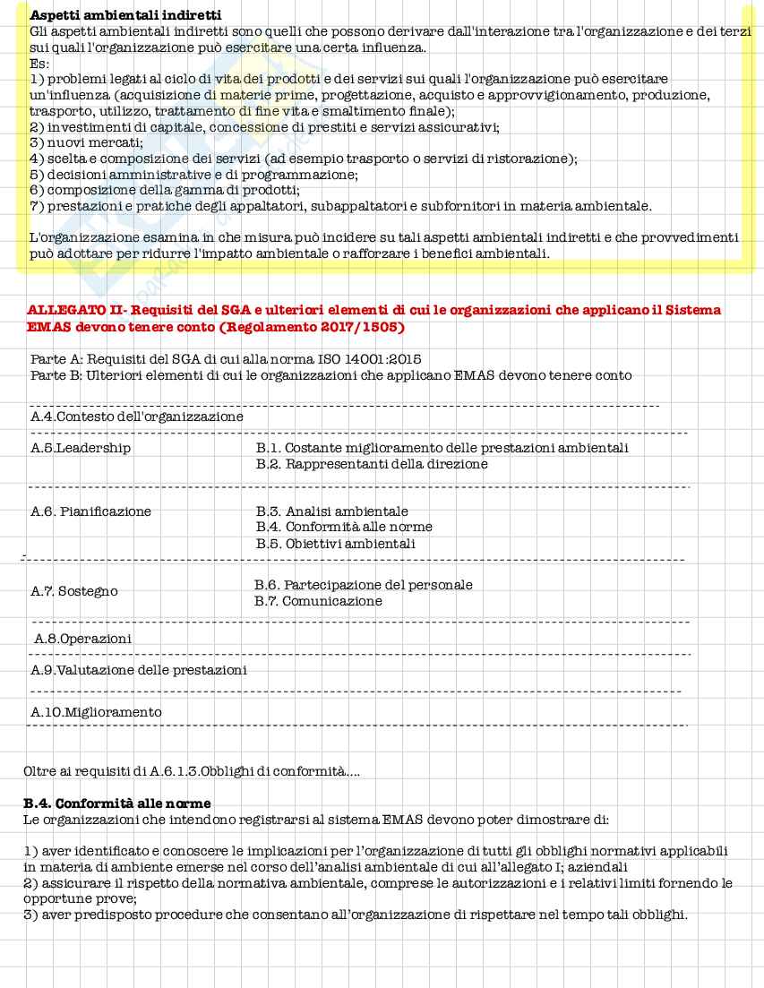 Appunti Sistemi di gestione della qualità ambientale  Pag. 51