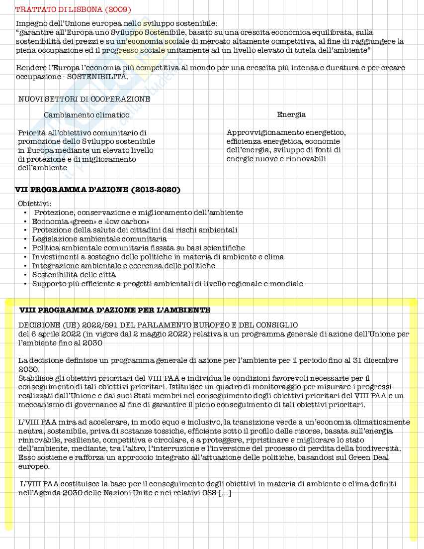 Appunti Sistemi di gestione della qualità ambientale  Pag. 6