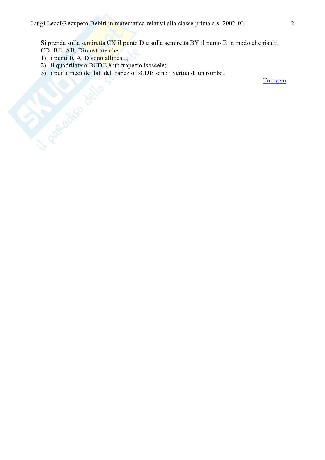 Recupero debiti classe II liceo scientifico PNI Pag. 2