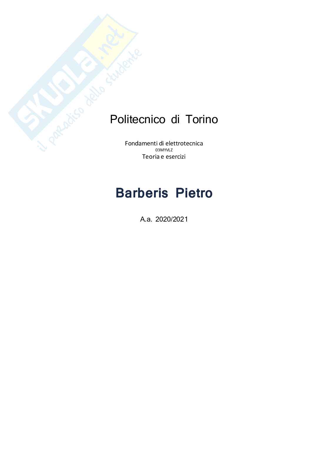 Elettrotecnica Pag. 1