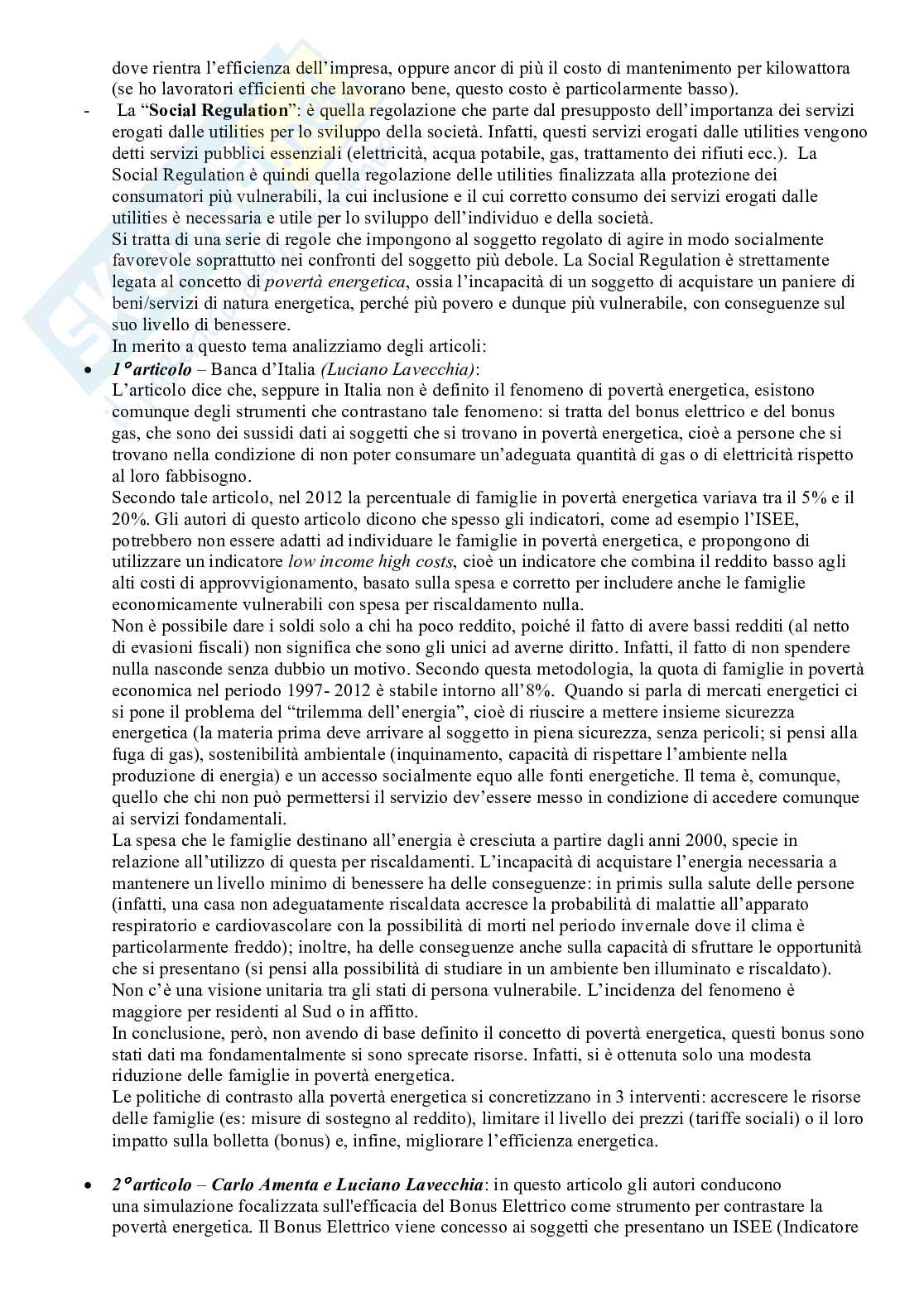 Economia e gestione delle utilities  Pag. 11