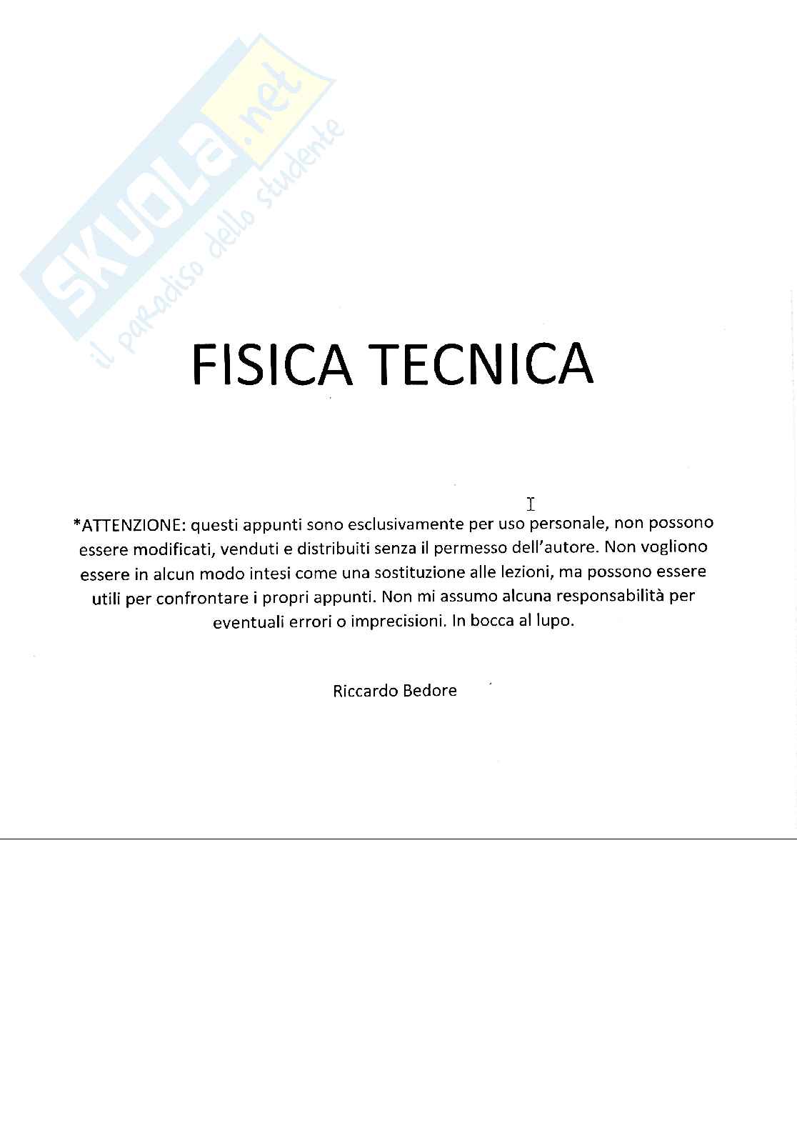 Trasmissione del calore Pag. 1