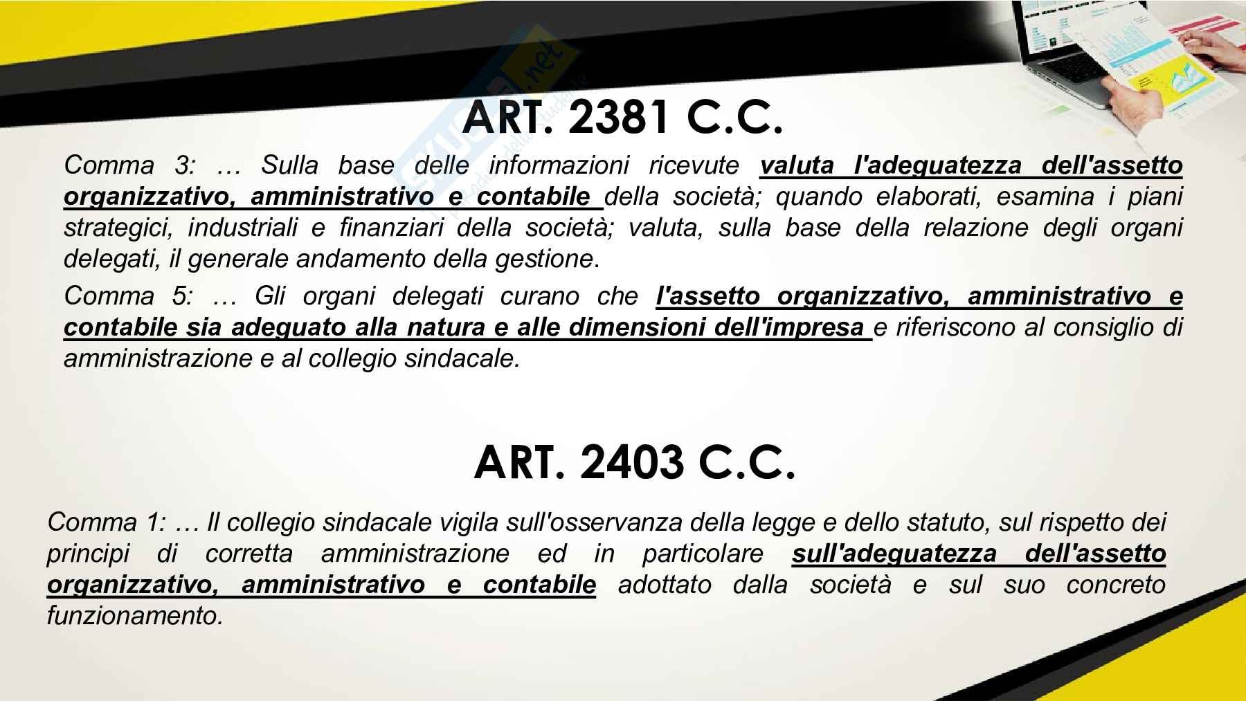 Adeguati assetti societari Pag. 6