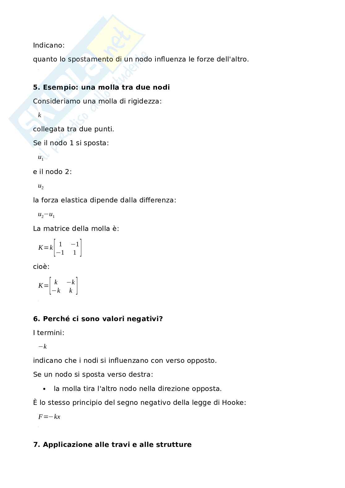 Matrice di rigidezza Pag. 6