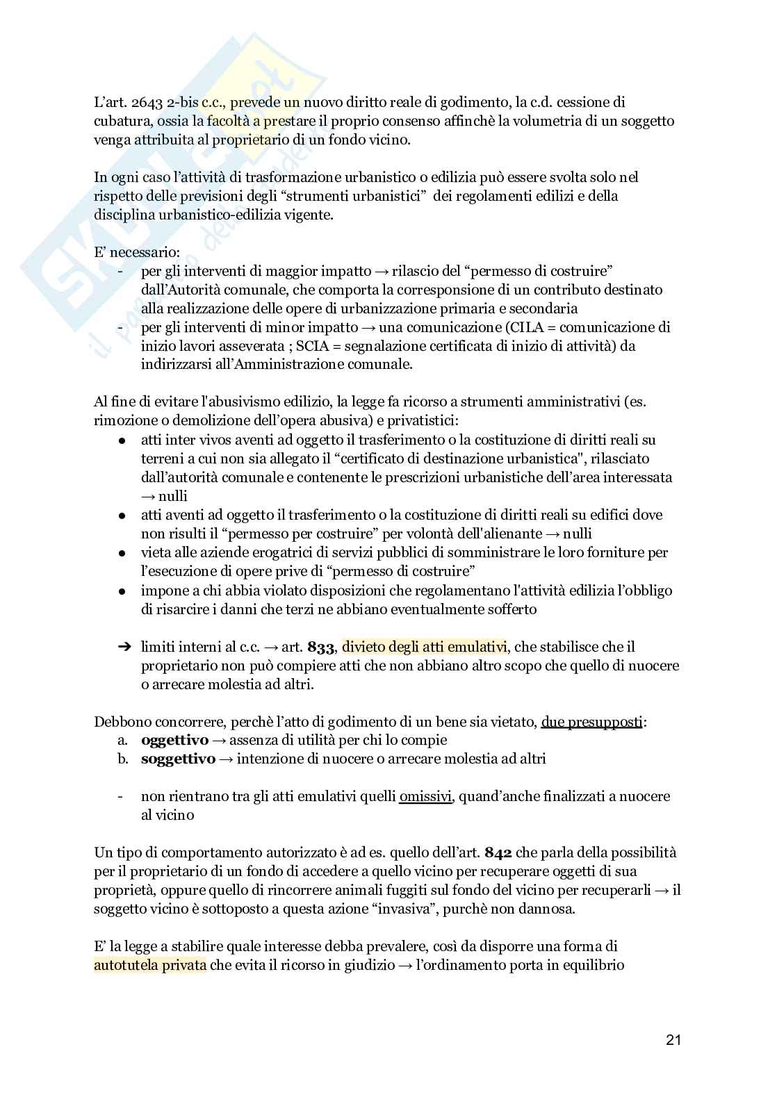 Riassunto esame Diritto privato 2, Prof. Montecchiari Tiziana, libro consigliato Manuale di diritto privato, A. Torrente - P. Schlesinger Pag. 21