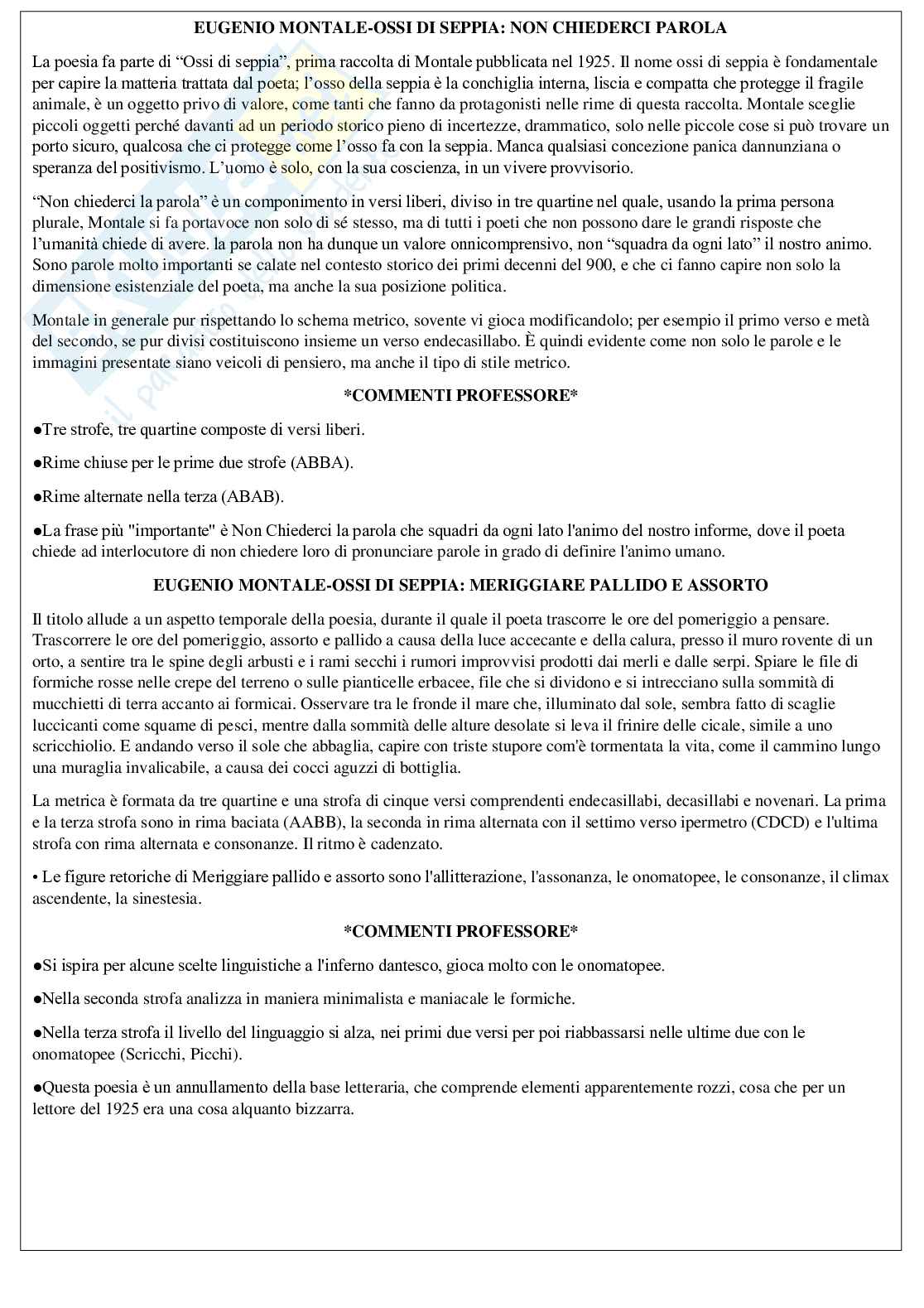 Letteratura Italiana Pag. 21