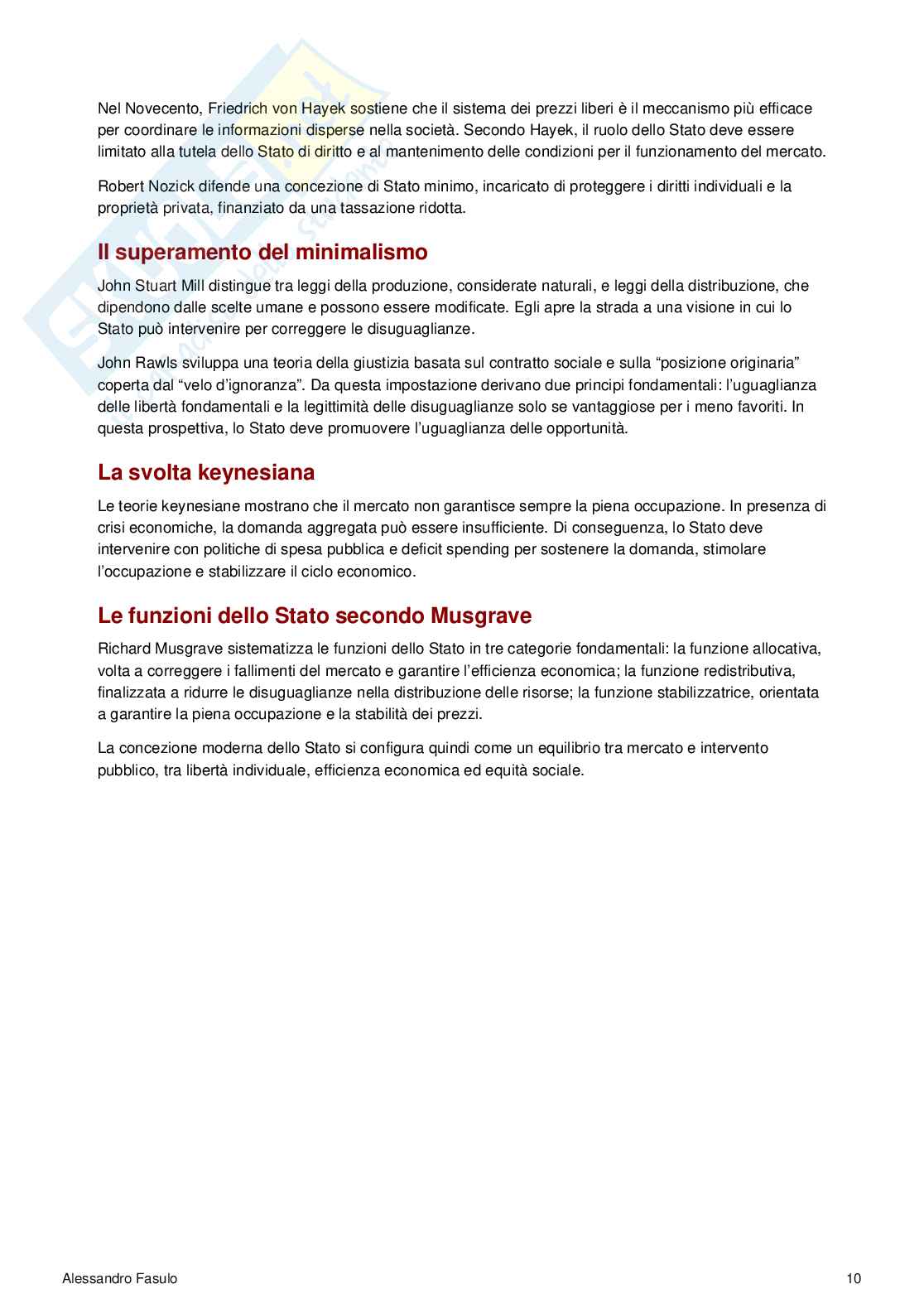 Paniere completo + simulazioni d’Esame Politica economica e scienza delle finanze  Pag. 16