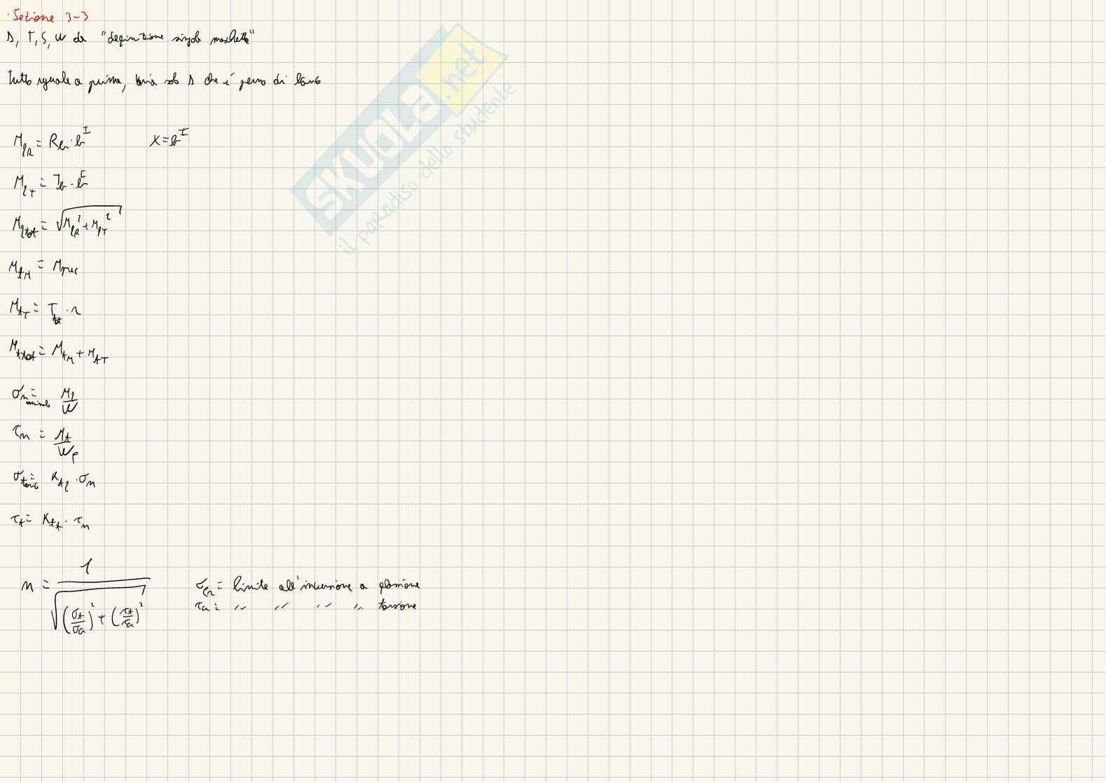 Formulario Progettazione strutturale del motore - terza parte Pag. 6