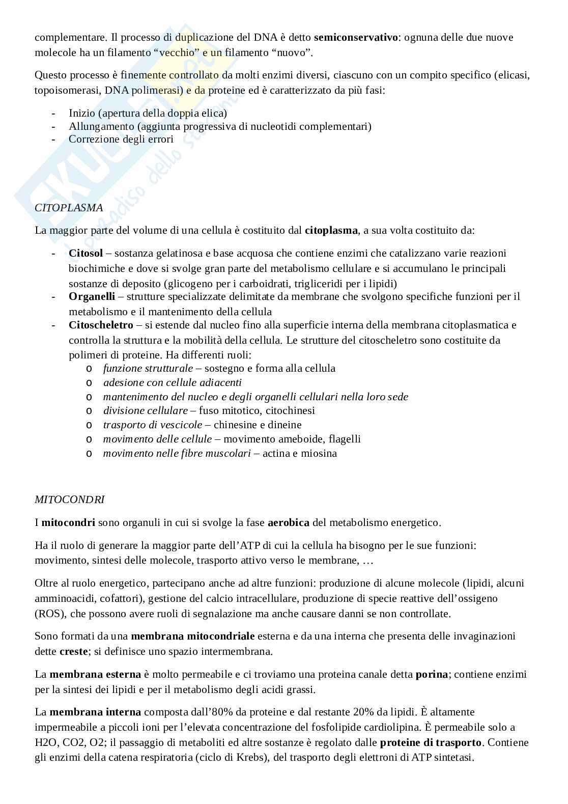 Appunti di Fisiologia e Fisiopatologia Pag. 6