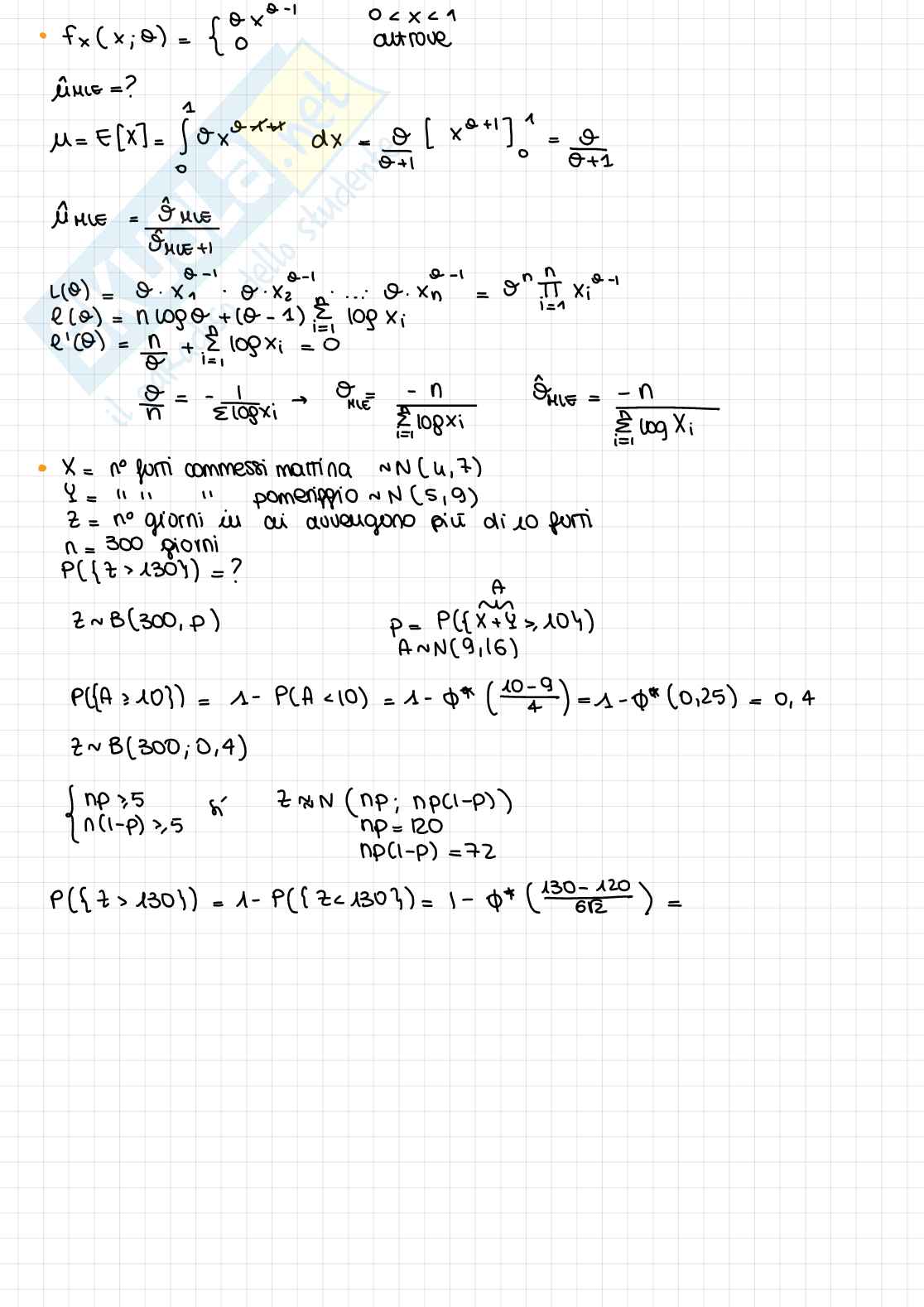 Appunti di Matematica applicata relativi al secondo parziale Pag. 51