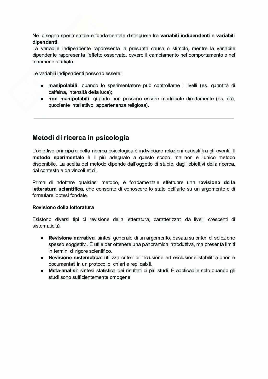 Riassunto esame Psicologia generale, Prof. De Bartolo Paola, libro consigliato Psicologia generale, Feldman Pag. 31