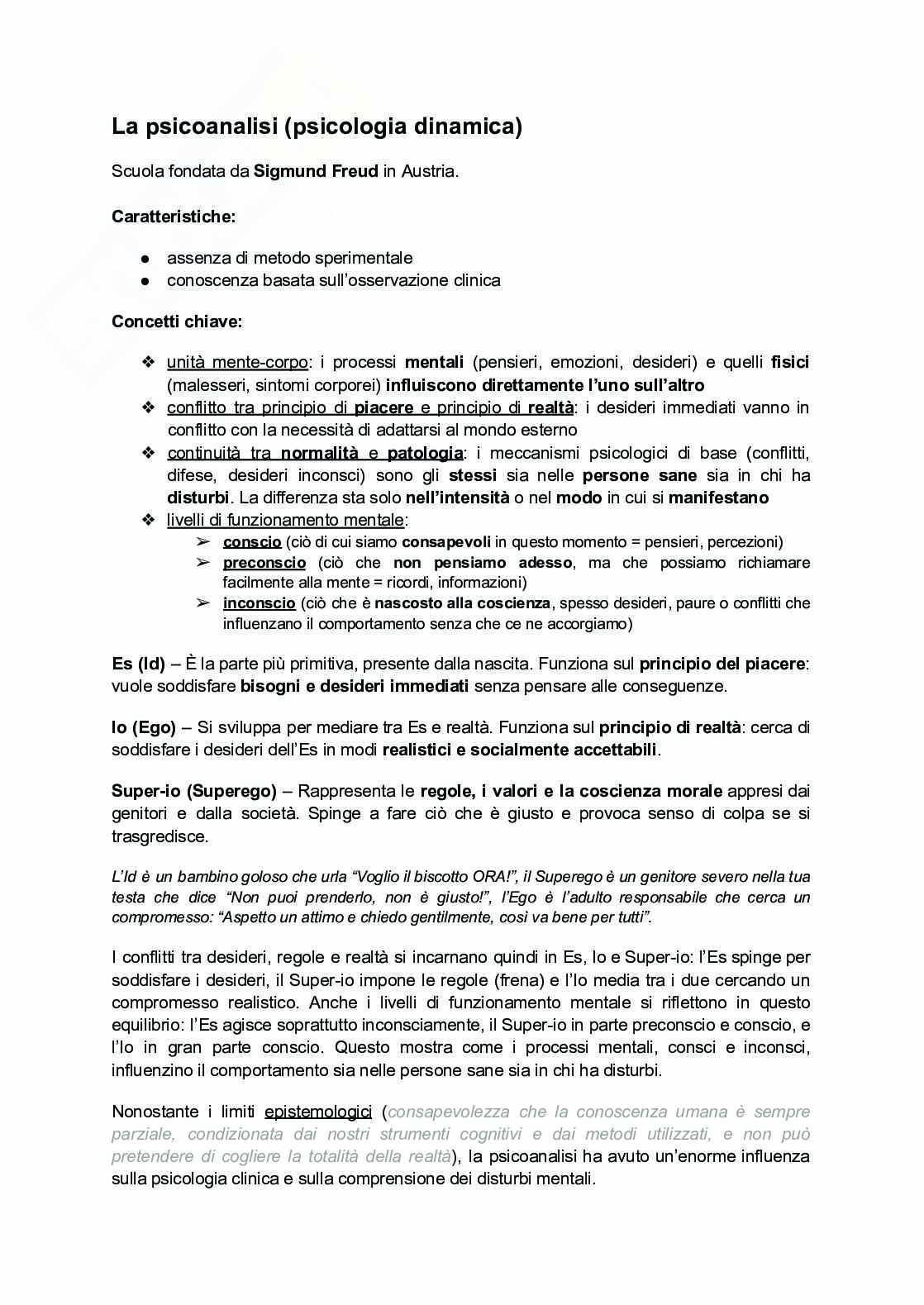 Riassunto esame Psicologia generale, Prof. De Bartolo Paola, libro consigliato Psicologia generale, Feldman Pag. 6