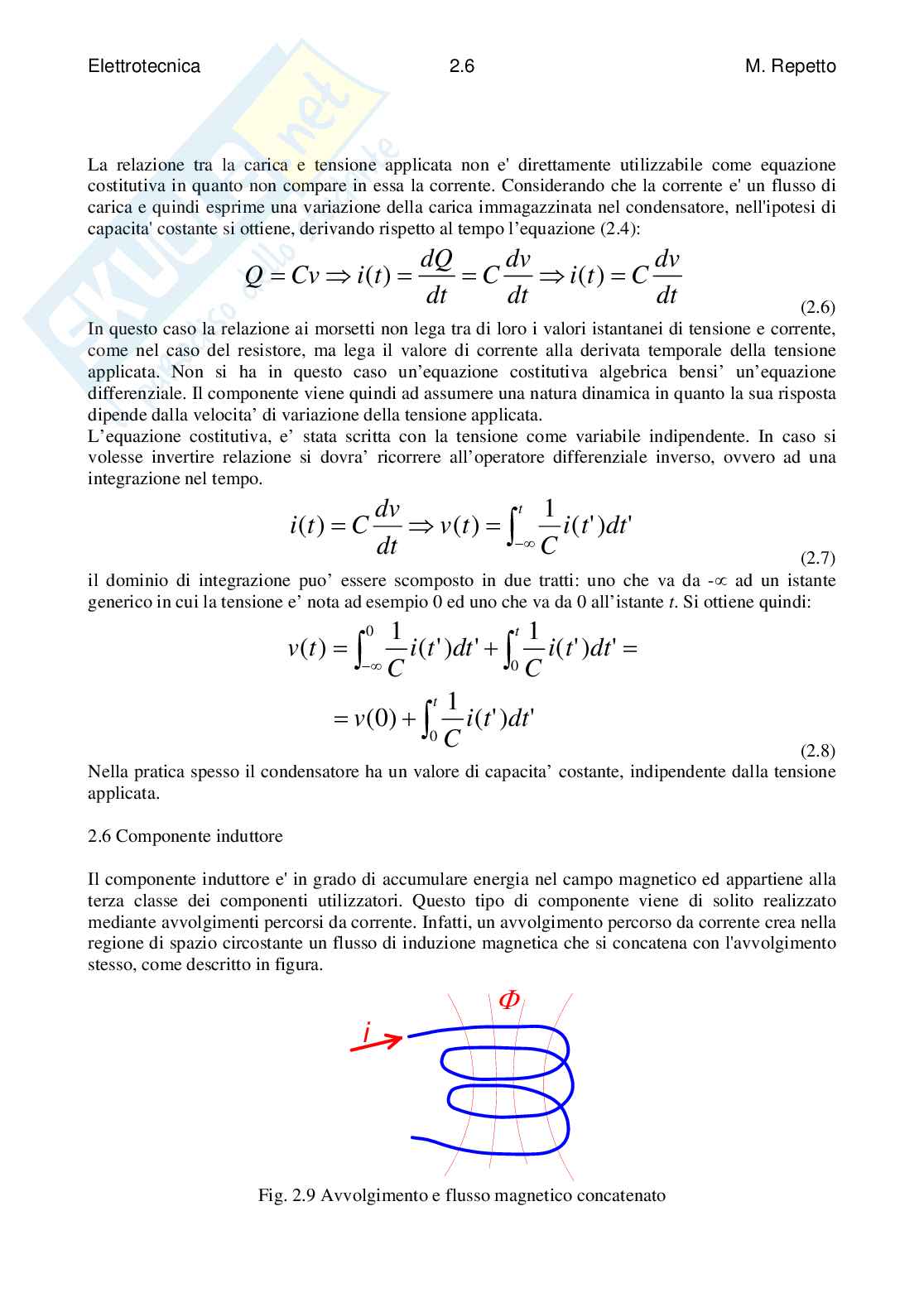 Appunti del corso di Elettrotecnica Pag. 11