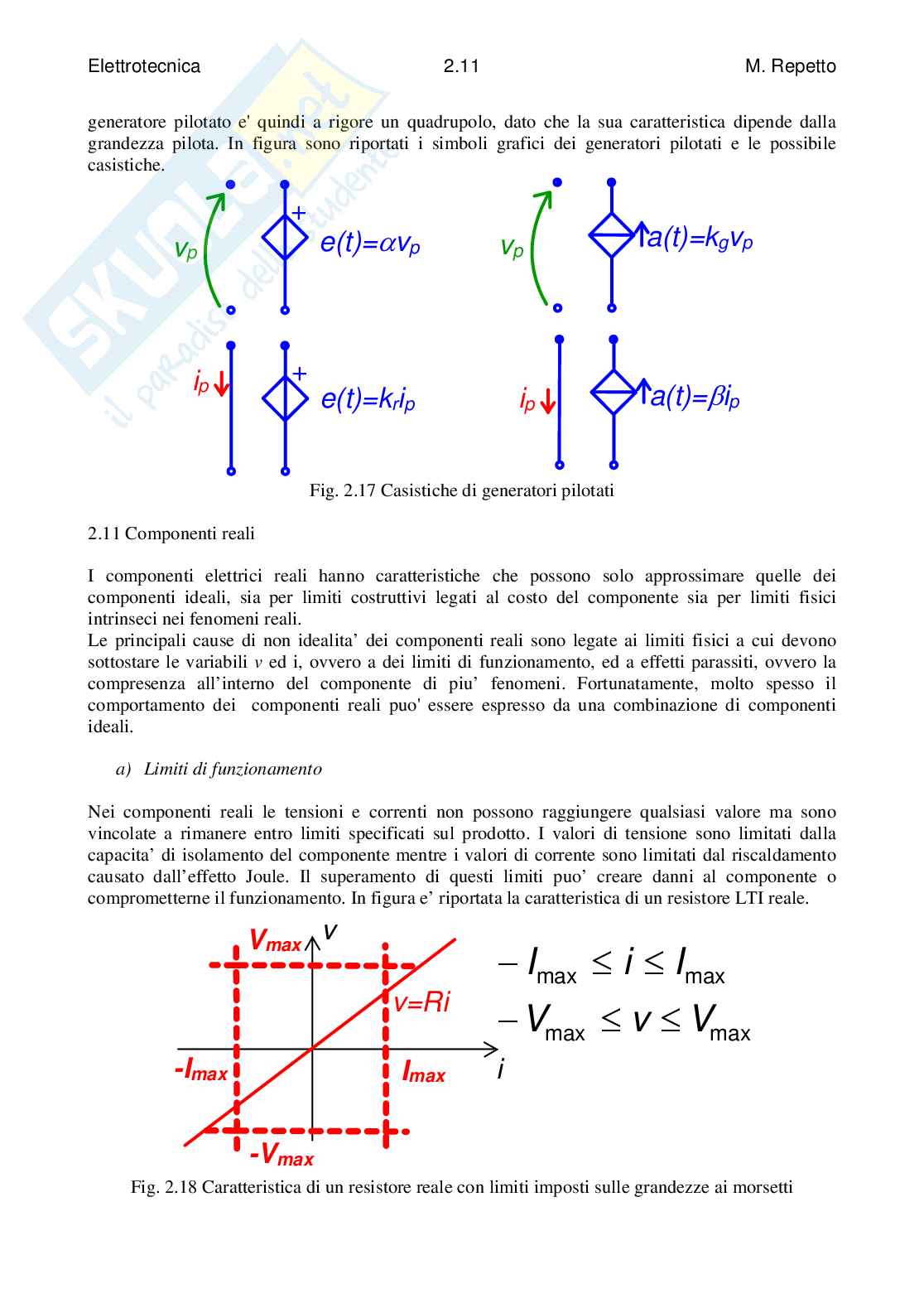 Appunti del corso di Elettrotecnica Pag. 16