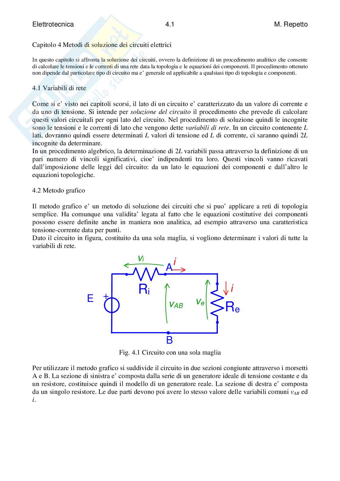 Appunti del corso di Elettrotecnica Pag. 26