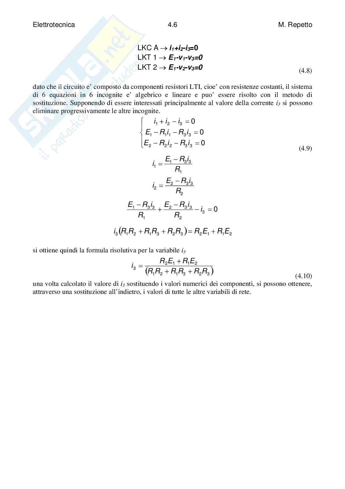 Appunti del corso di Elettrotecnica Pag. 31