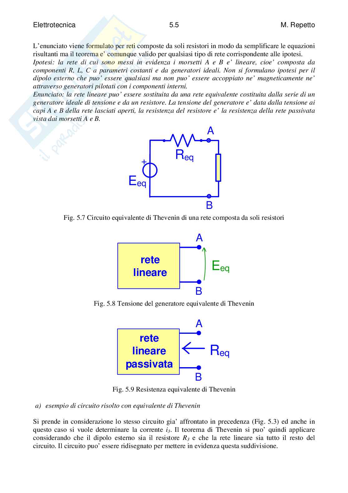 Appunti del corso di Elettrotecnica Pag. 36