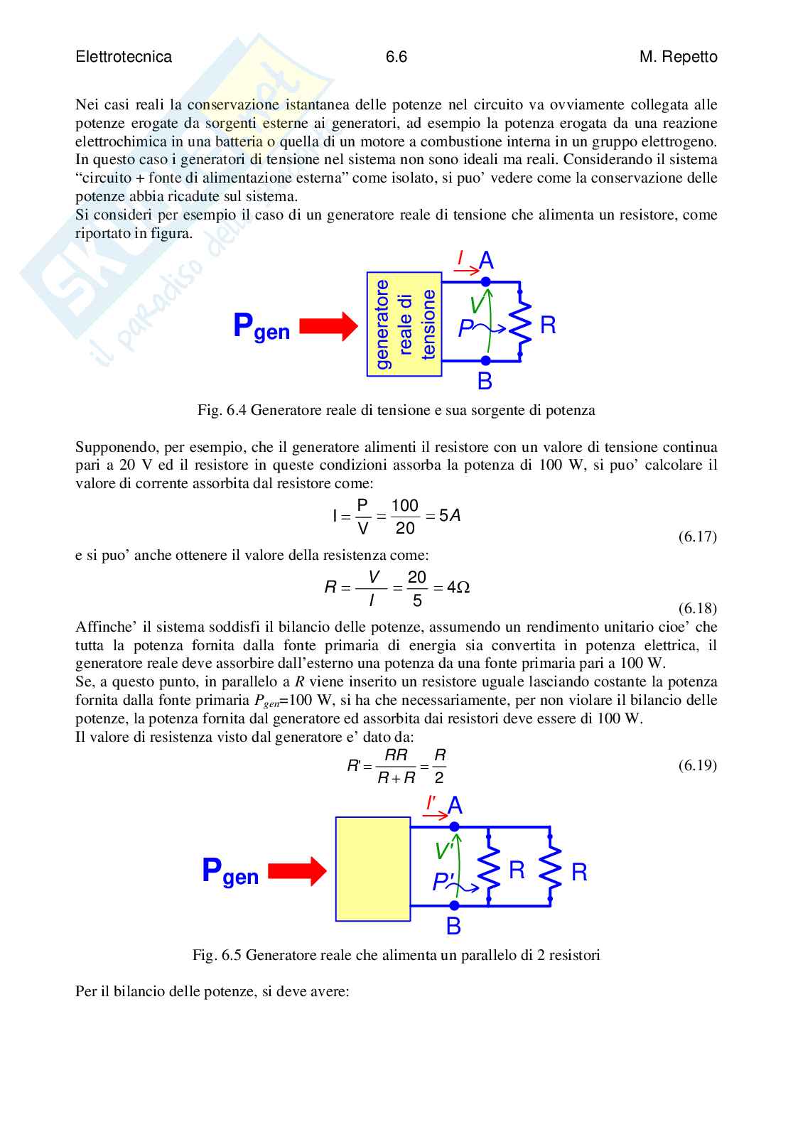 Appunti del corso di Elettrotecnica Pag. 46