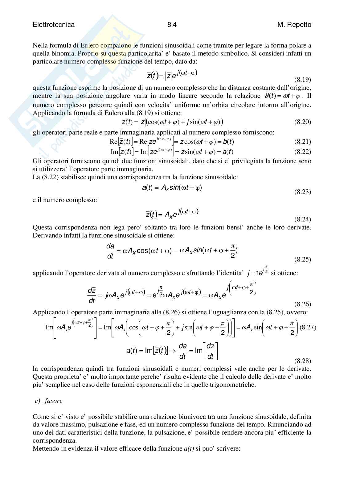 Appunti del corso di Elettrotecnica Pag. 61