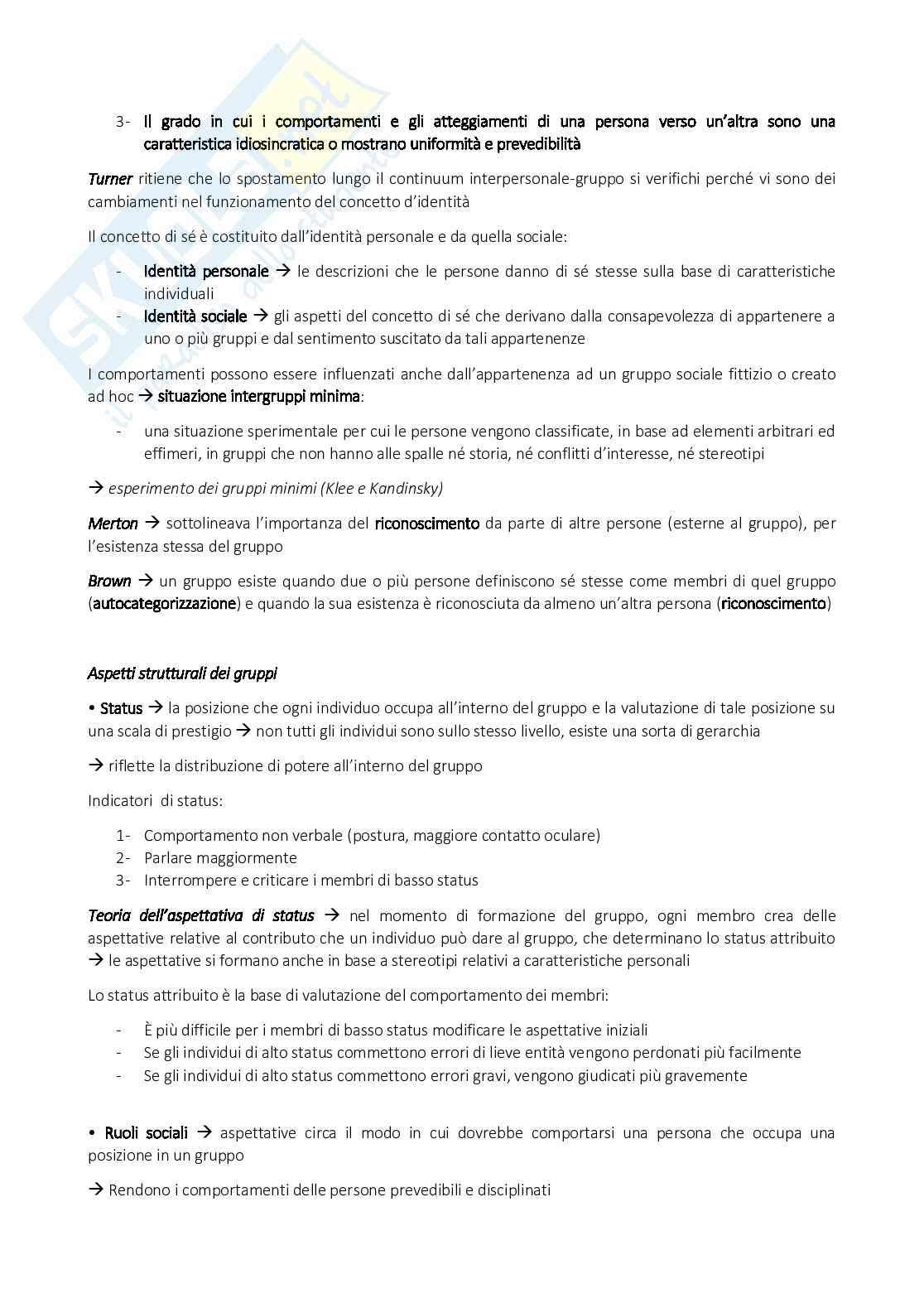 Appunti di Psicologia sociale Pag. 56
