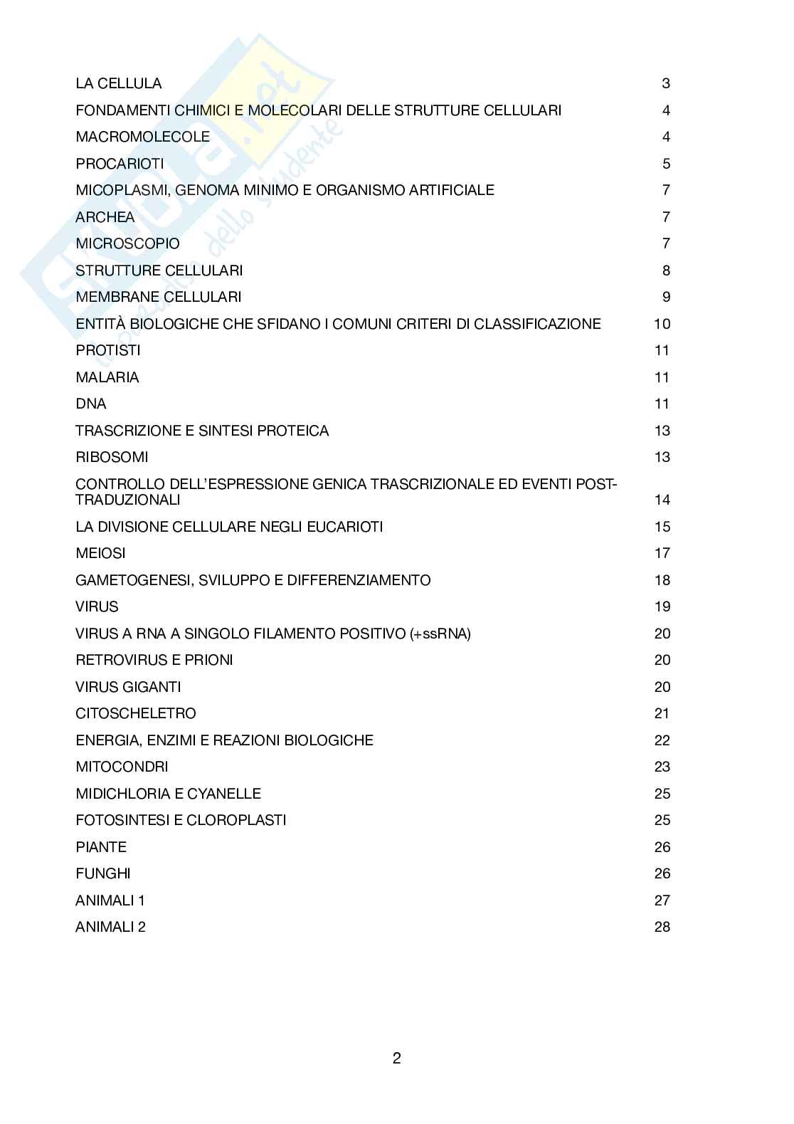 Appunti Biologia generale Pag. 2