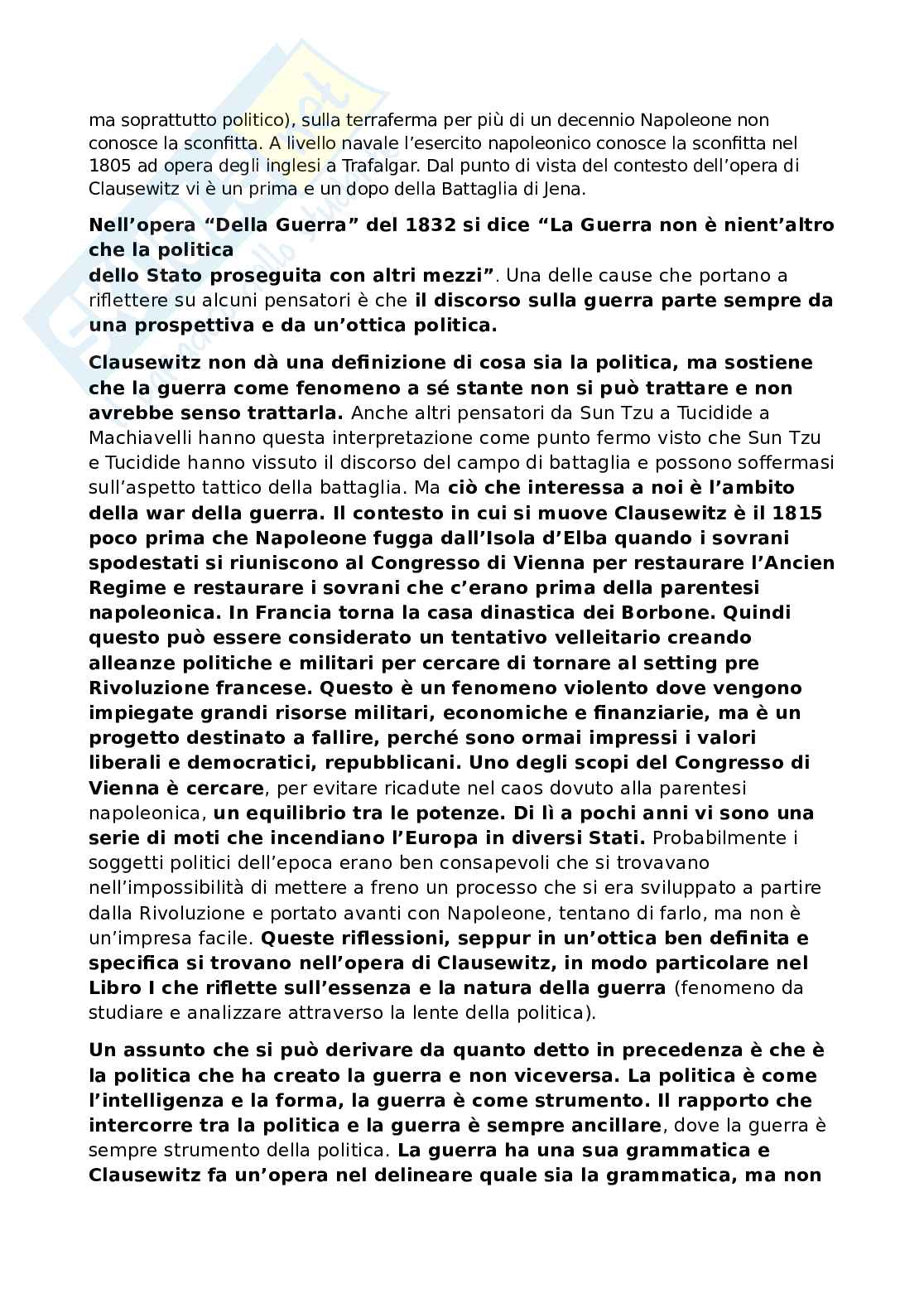 Studi strategici - Dall’antichità fino ad oggi  Pag. 36