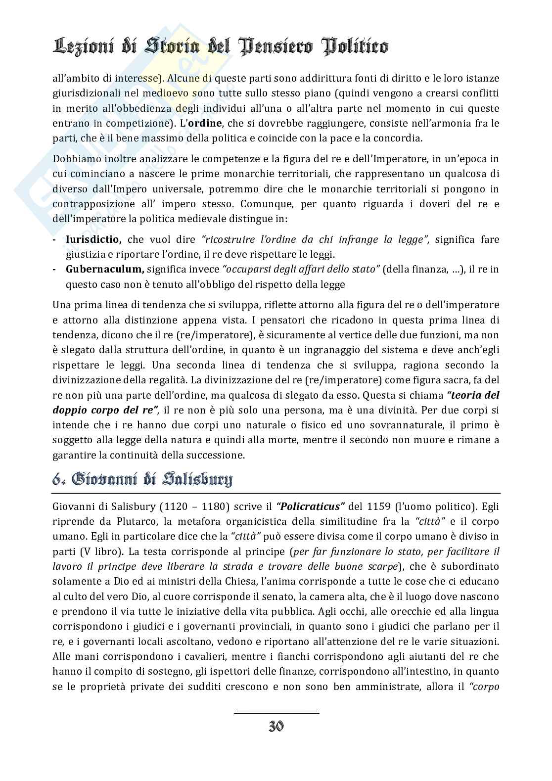 Appunti del corso di Storia del pensiero politico Pag. 31