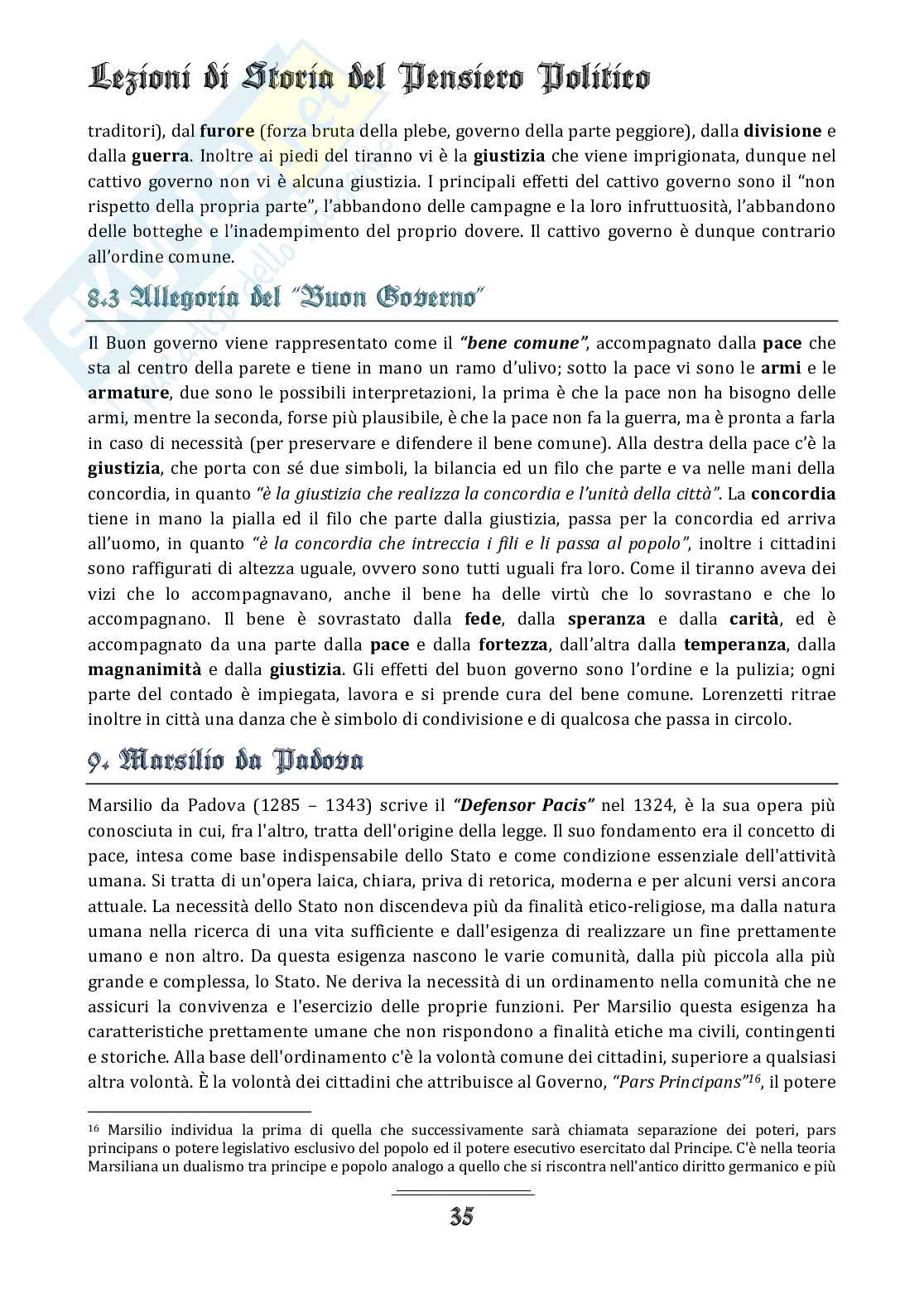 Appunti del corso di Storia del pensiero politico Pag. 36
