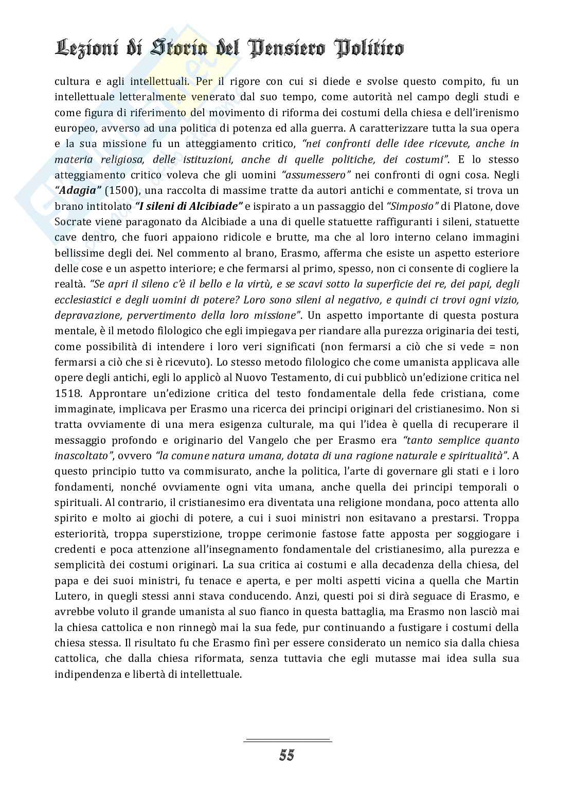 Appunti del corso di Storia del pensiero politico Pag. 56