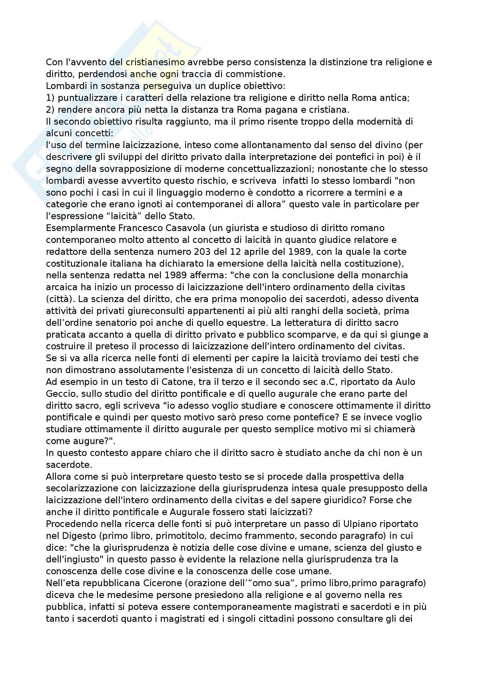 Istituzioni di Diritto romano - sbobinatura videolezioni  del primo modulo del prof Vallocchia Pag. 11