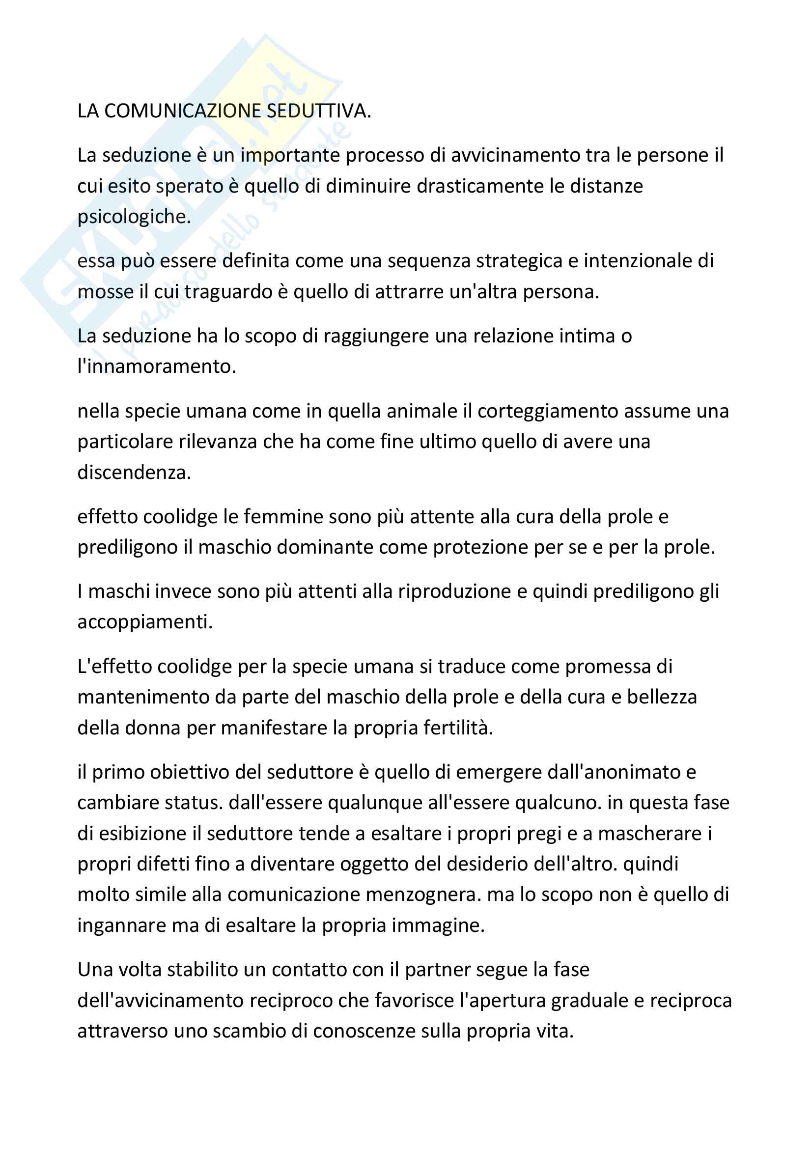 La Comunicazione Seduttiva Pag. 1