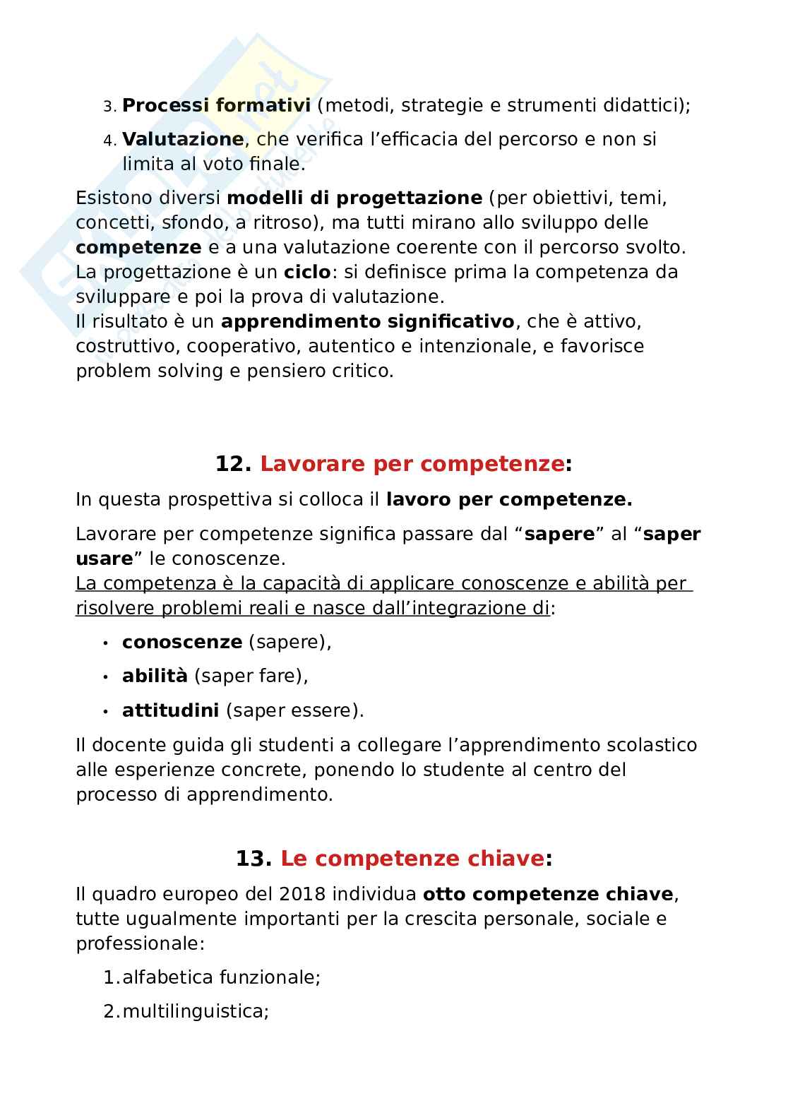 Progettazione didattica e didattica speciale Pag. 16