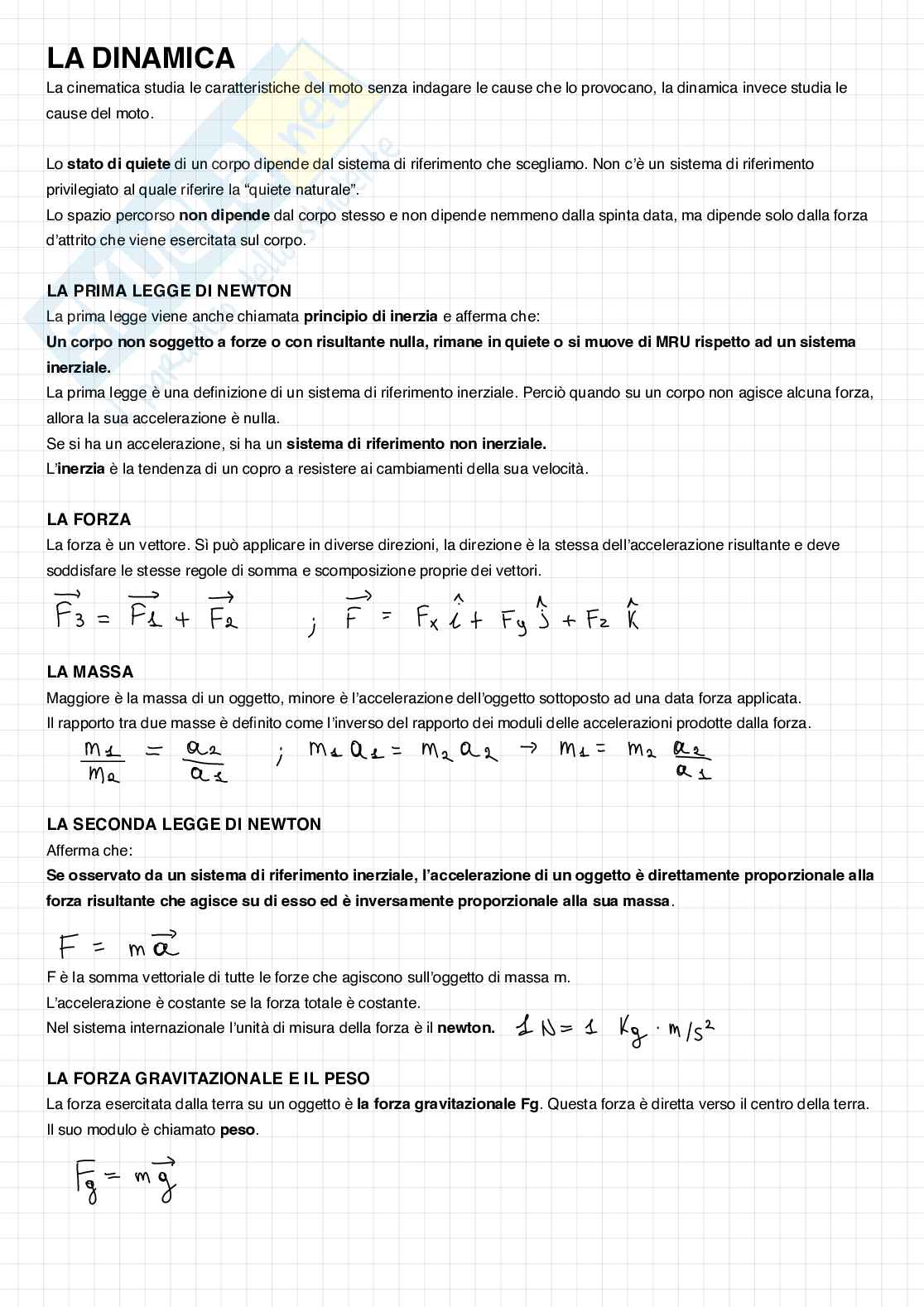 Teoria dinamica  Pag. 1