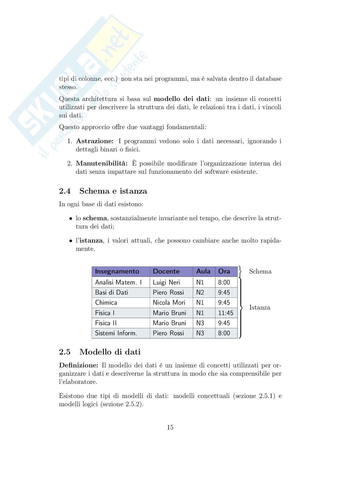 Appunti di Basi di dati Pag. 16