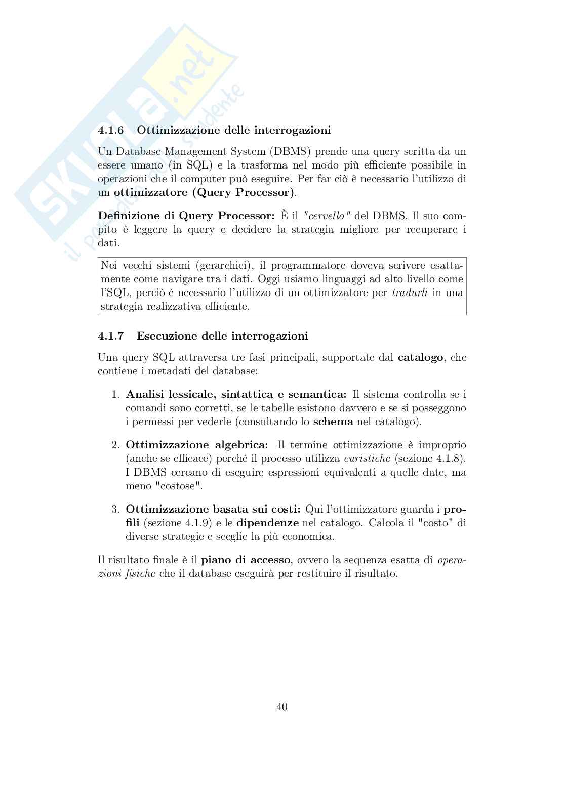 Appunti di Basi di dati Pag. 41