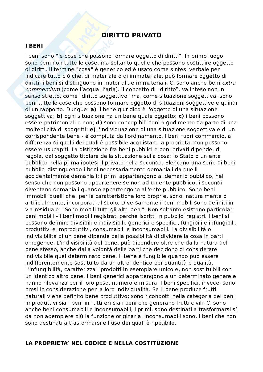 Riassunto esame Diritto privato, Prof. Serravalle Serena, libro consigliato Manuale di diritto civile, Pietro Perlingieri Pag. 1