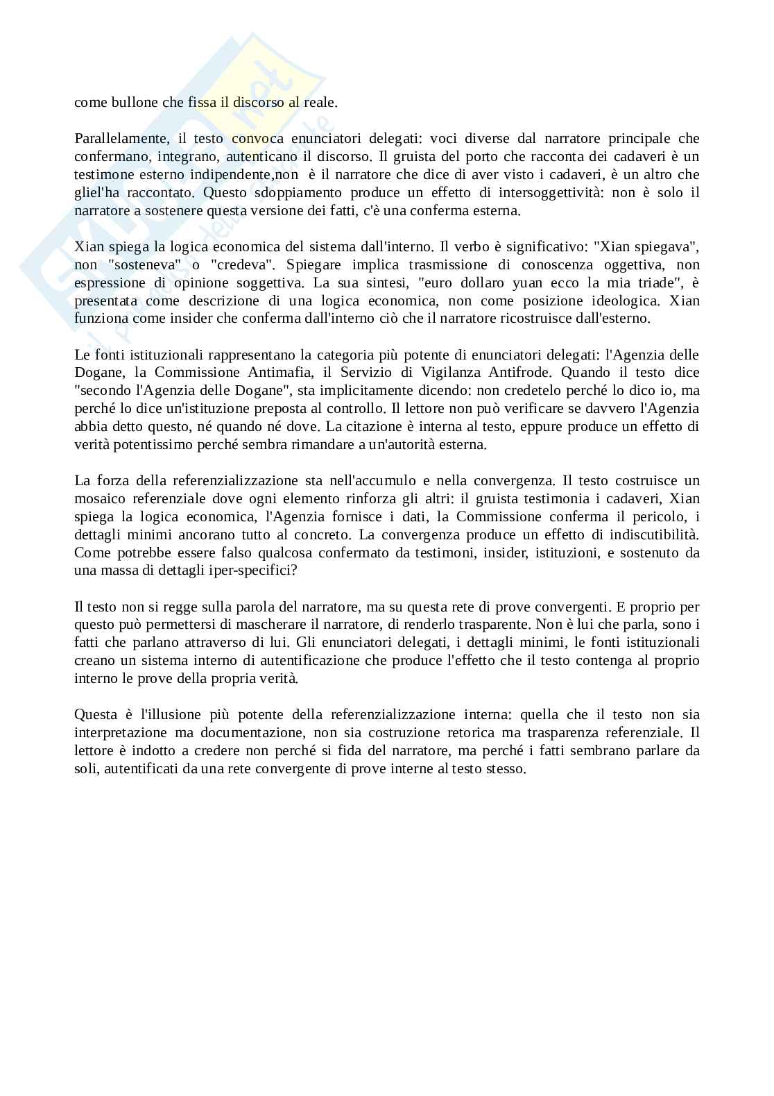 Analisi semiotica del primo di Gomorra Pag. 6