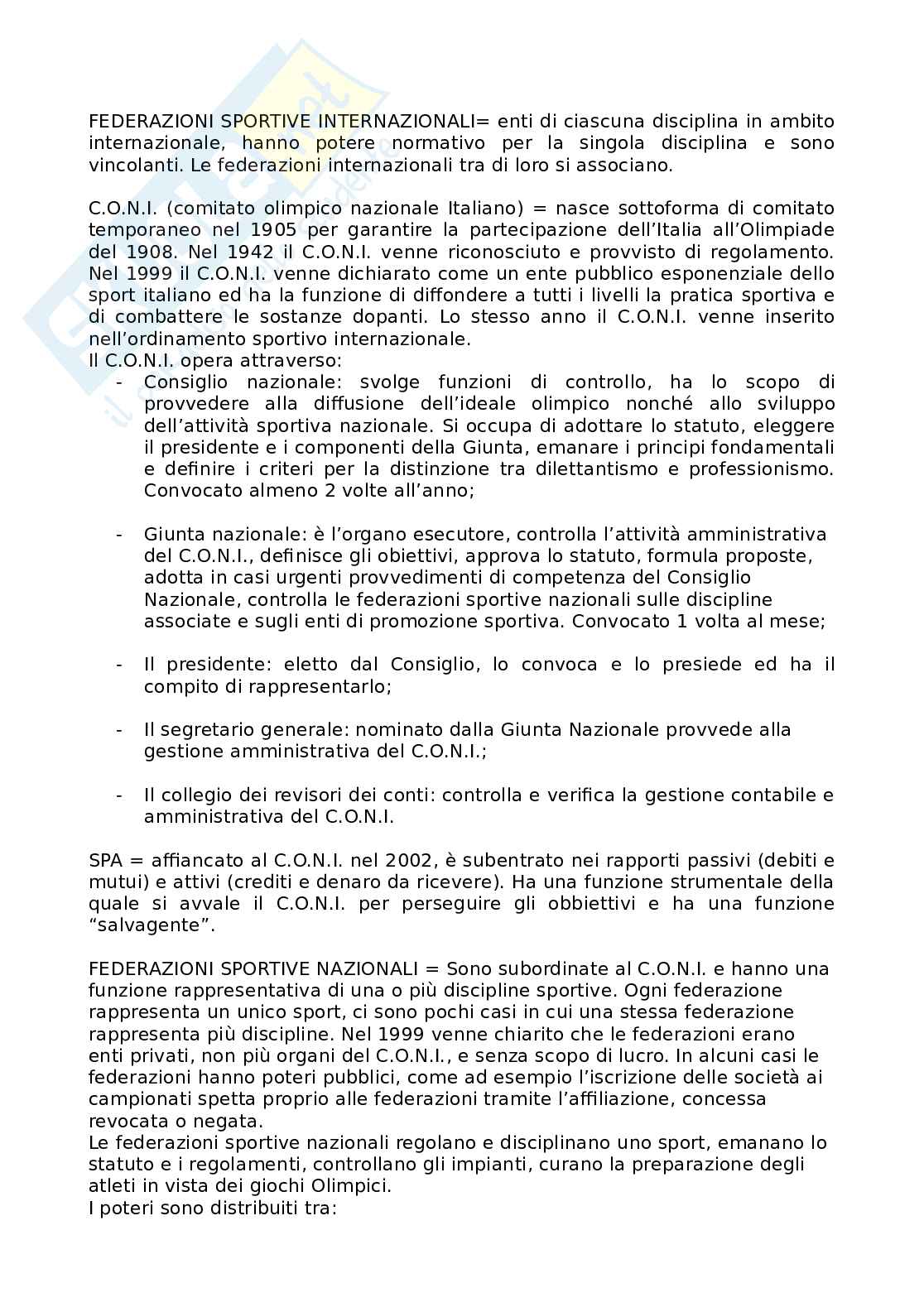 Diritto dello sport Pag. 2