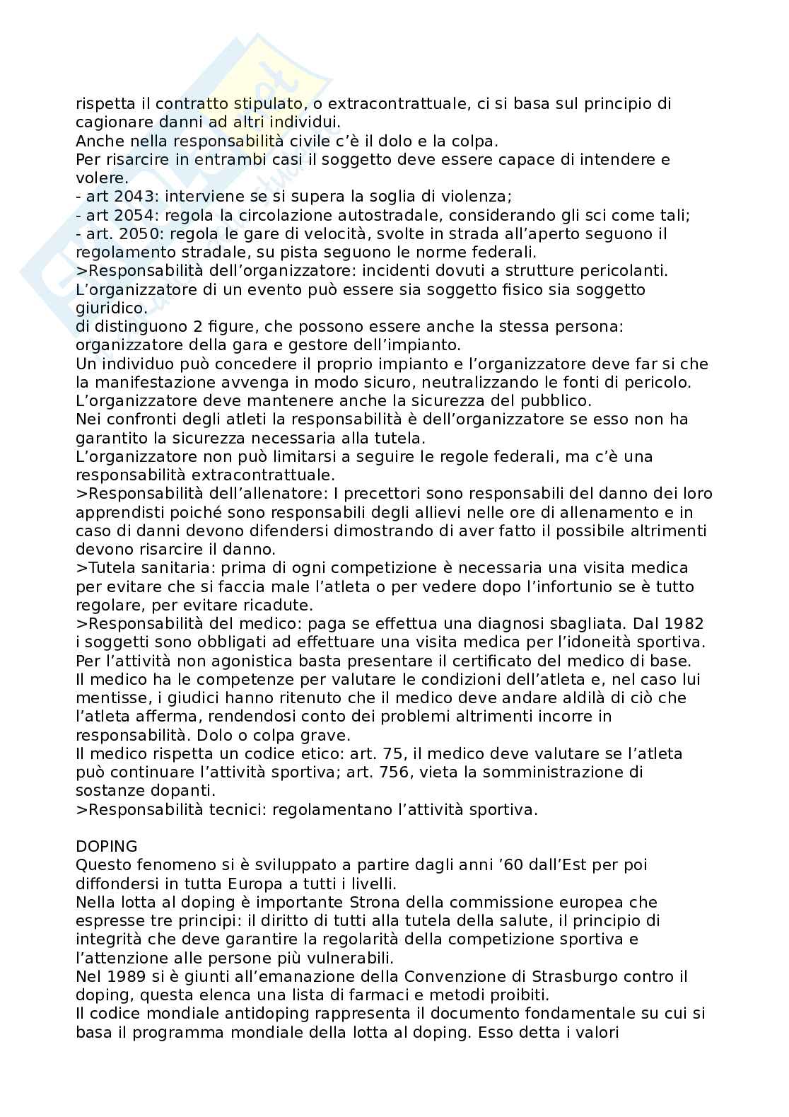 Diritto dello sport Pag. 6